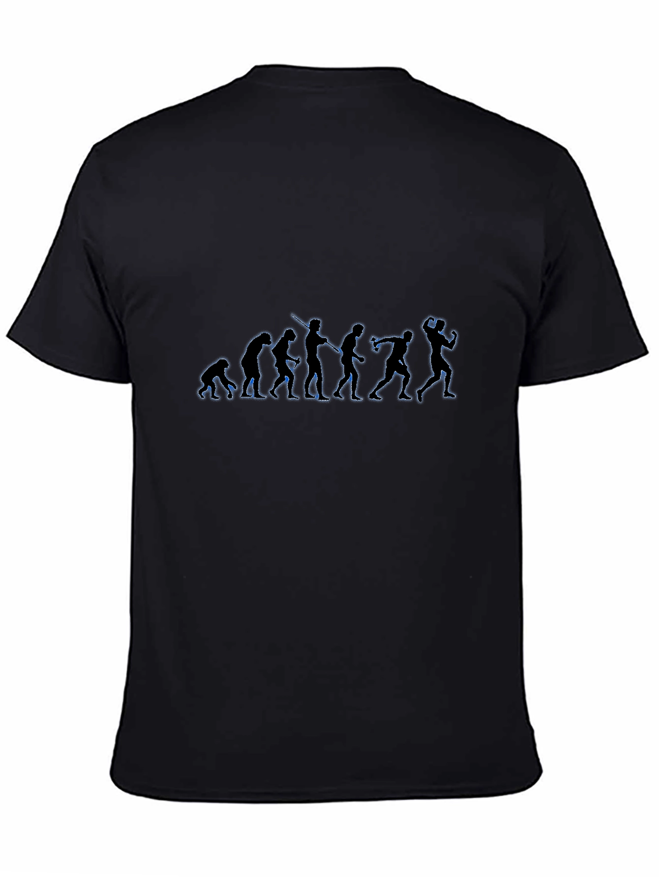 Evolution of Gym Black T-Shirt