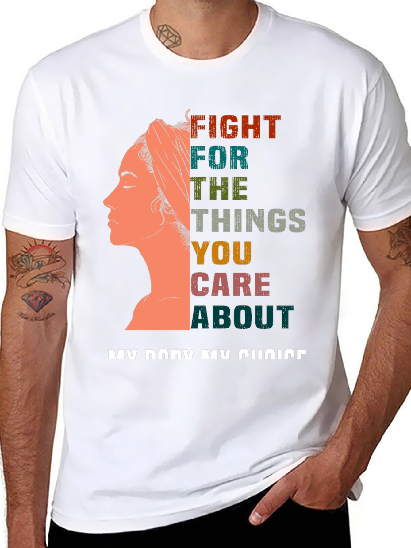 Feminist Statement T-Shirt - My Body My Choice
