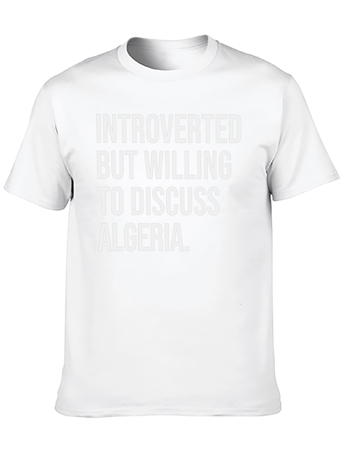 Introverted Algeria Graphic Tee - Soft Cotton T-Shirt