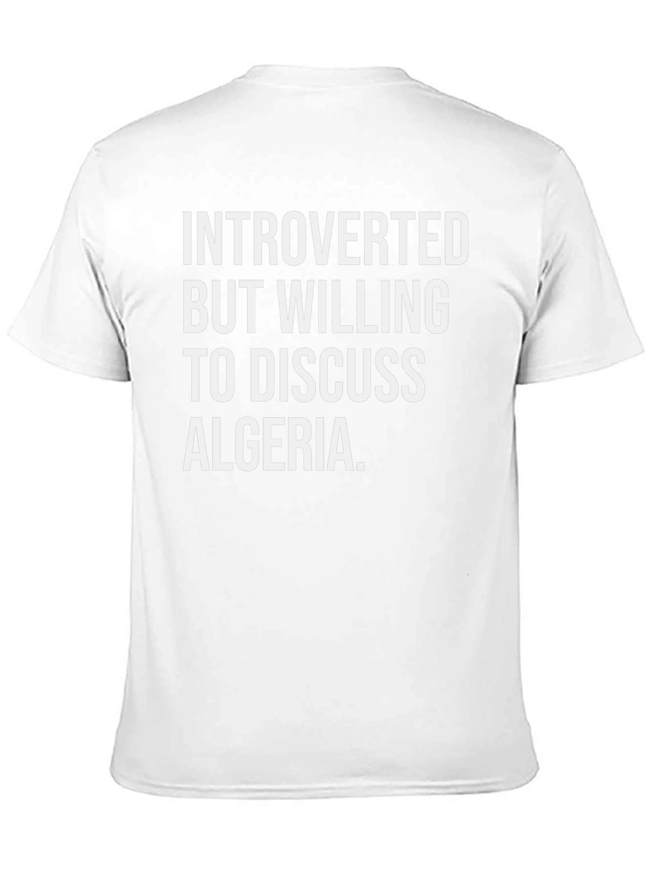 Introverted Algeria Graphic Tee - Soft Cotton T-Shirt