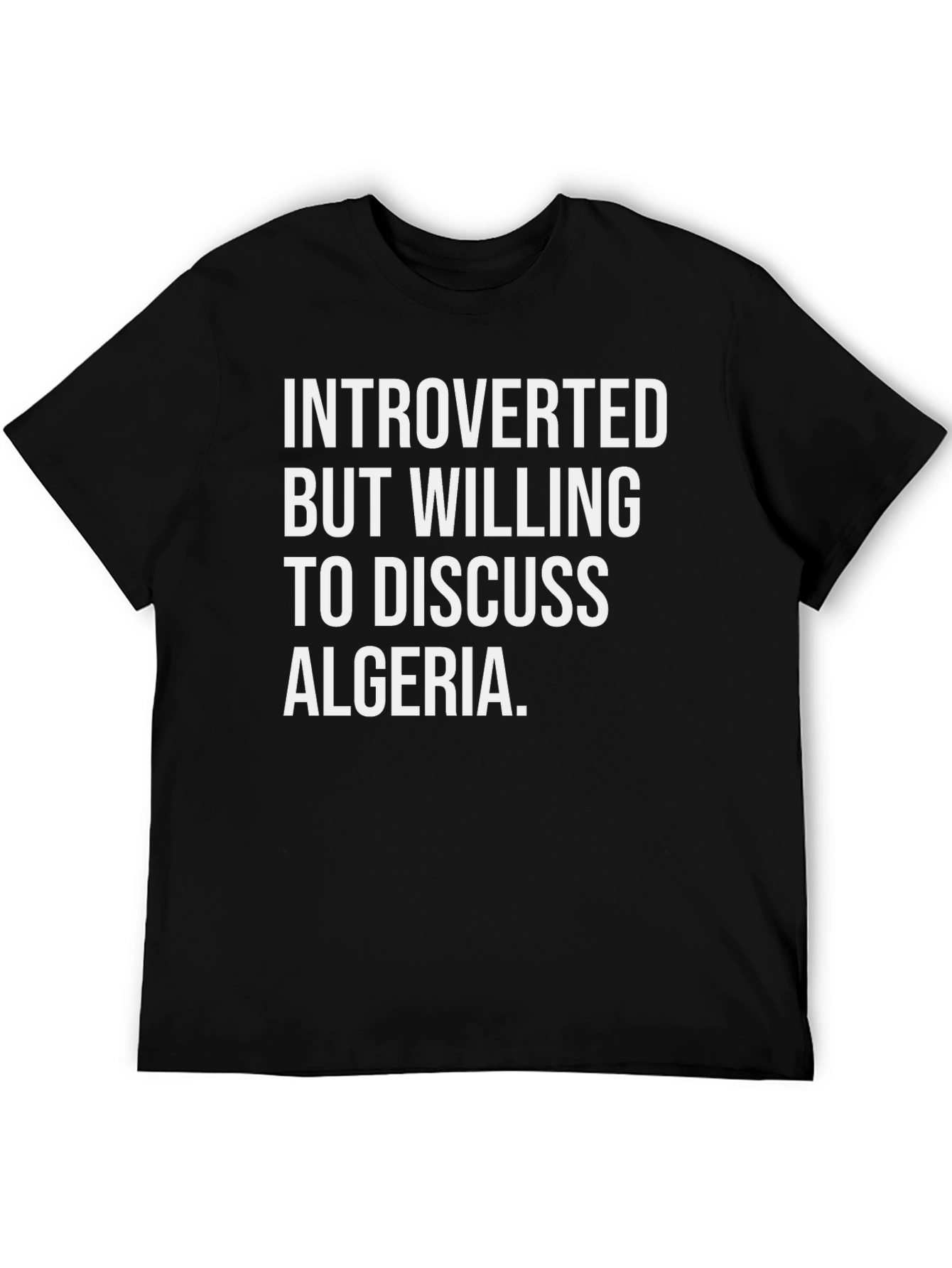 Introverted Algeria Graphic Tee - Soft Cotton T-Shirt