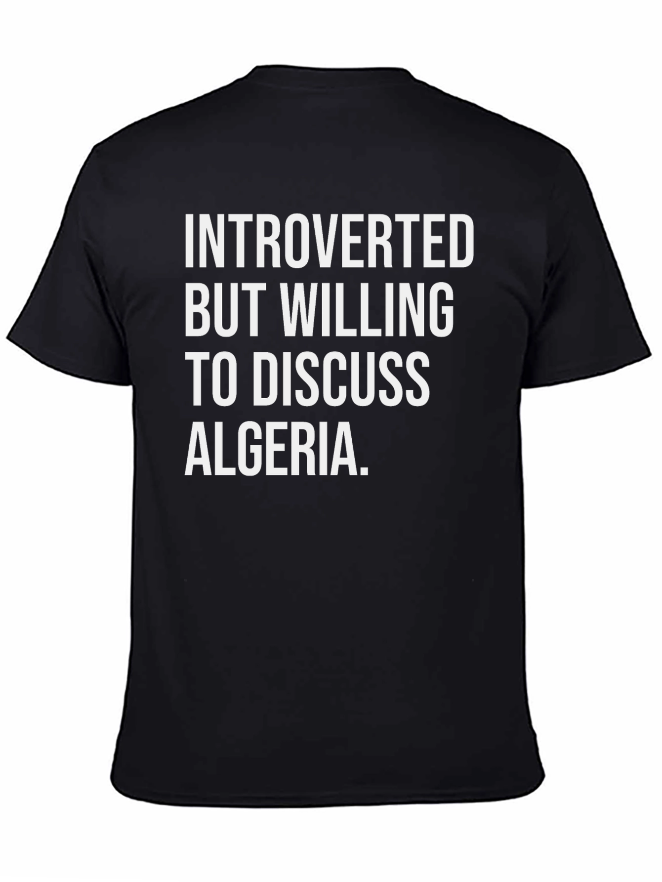 Introverted Algeria Graphic Tee - Soft Cotton T-Shirt