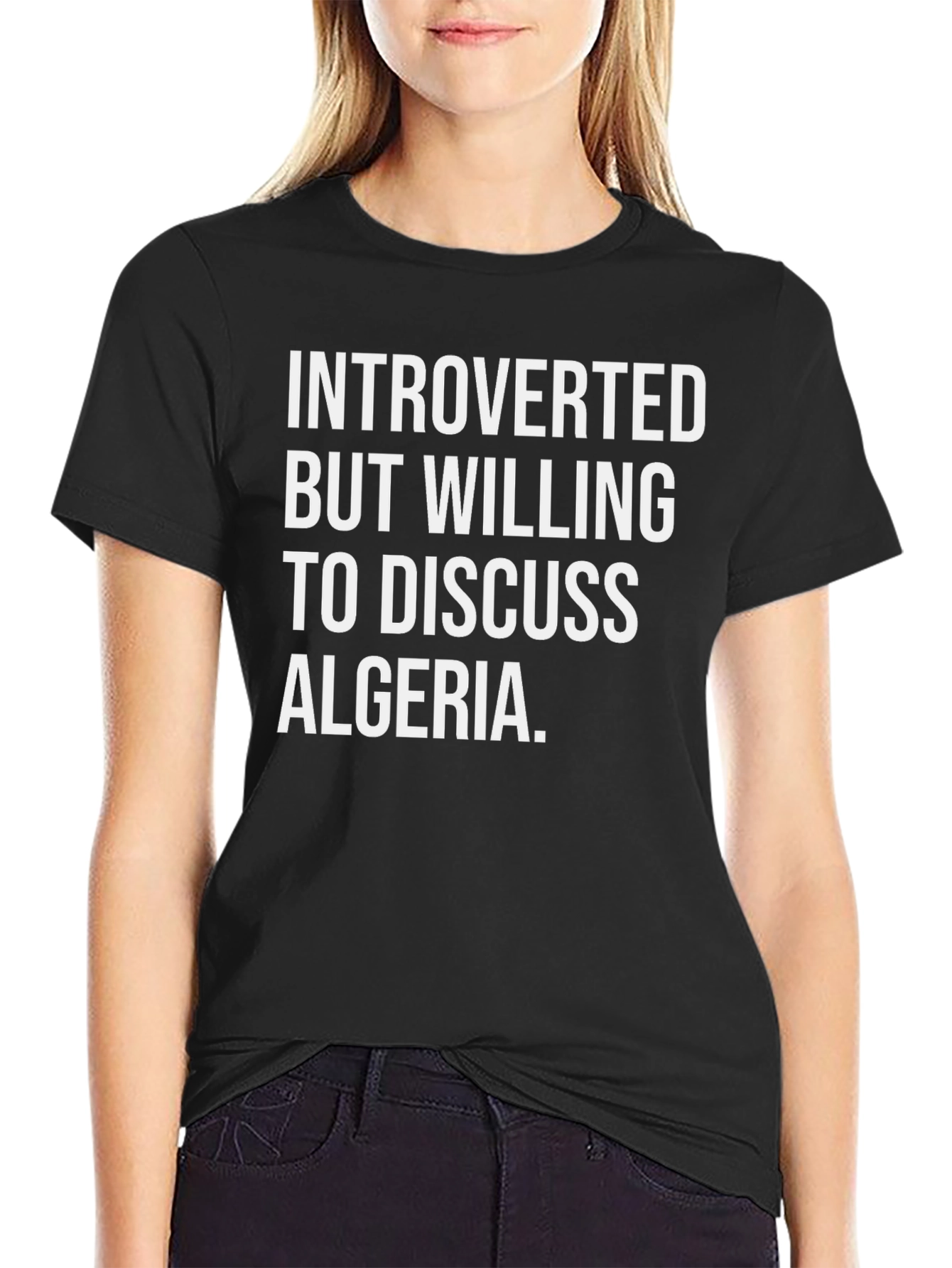 Introverted Algeria Graphic Tee - Soft Cotton T-Shirt