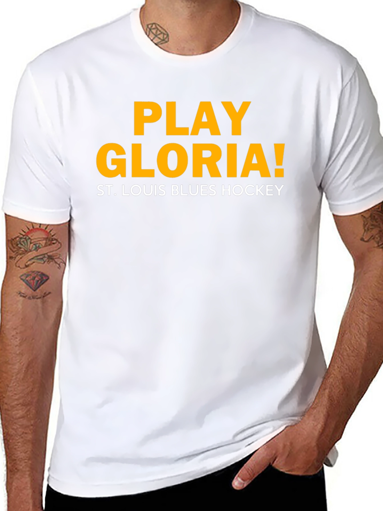 St. Louis Blues Hockey Play Gloria T-Shirt