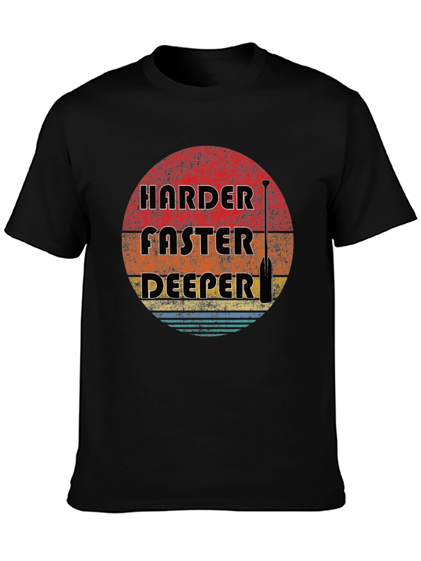 Harder Faster Deeper Paddle Graphic Tee