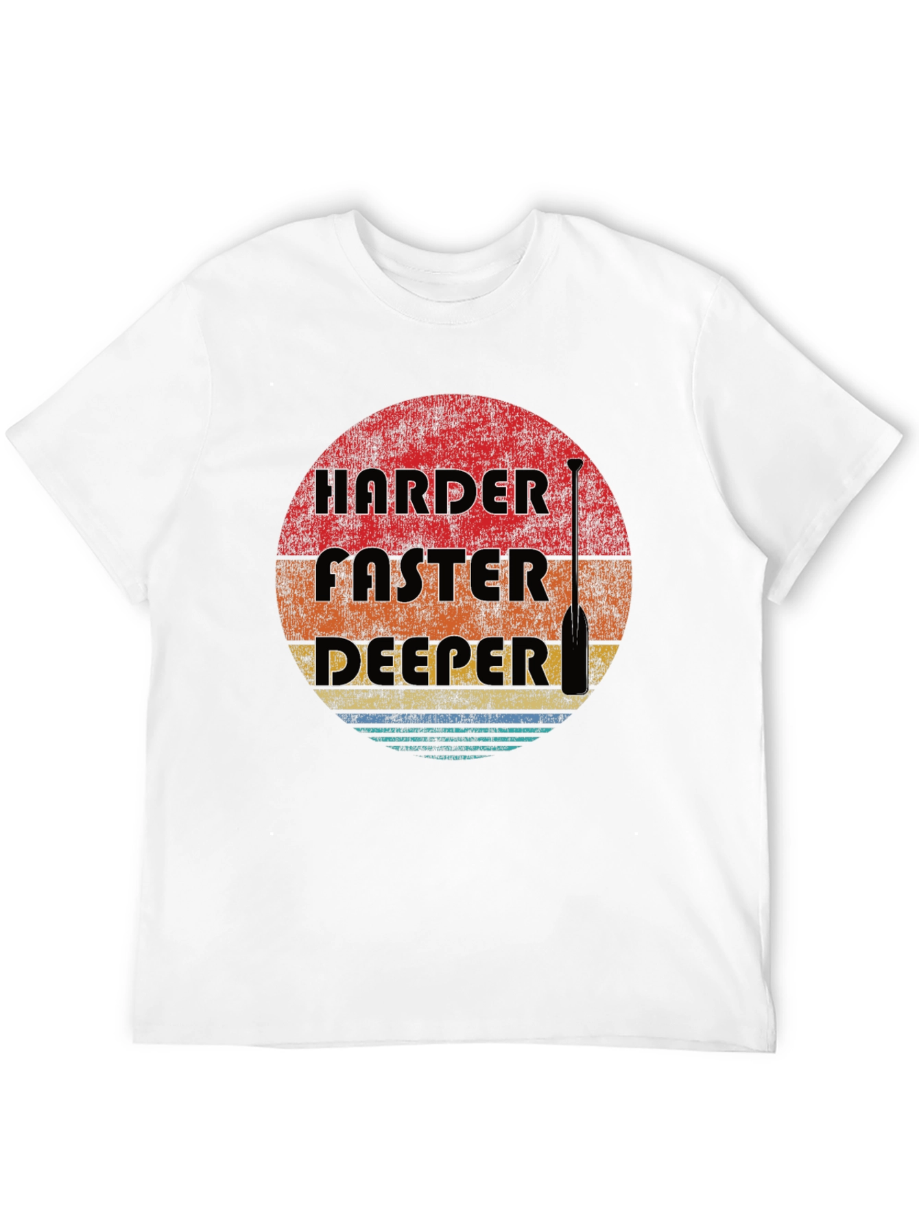 Harder Faster Deeper Paddle Graphic Tee