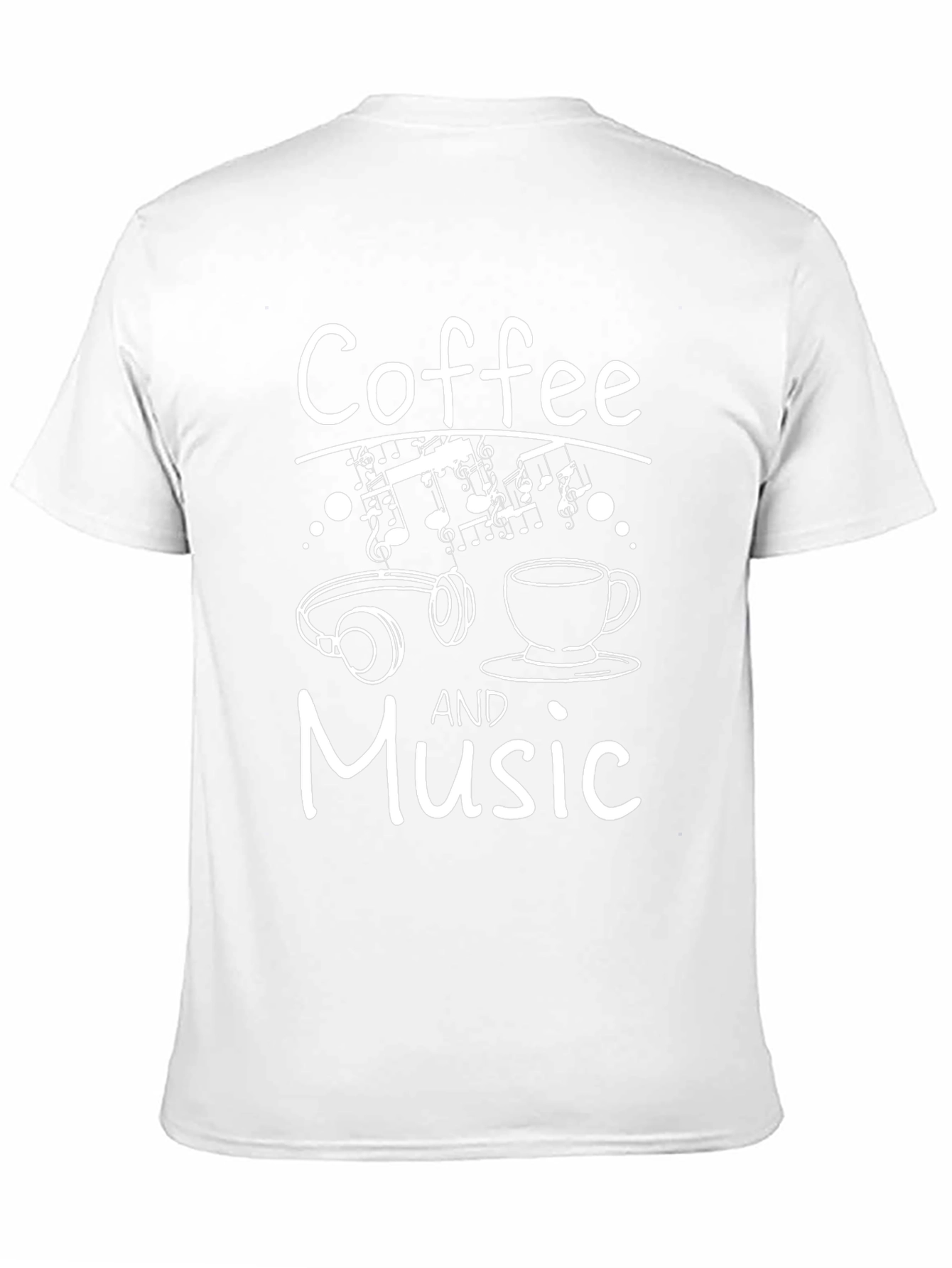Coffee and Music Graphic Tee