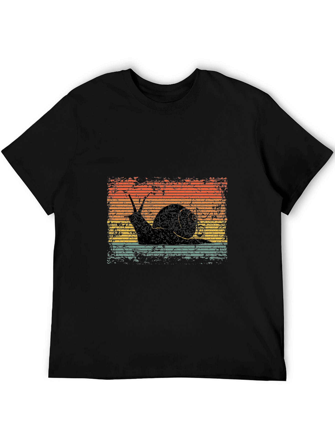 Retro Snail Graphic Tee - Unisex Soft Cotton Shirt