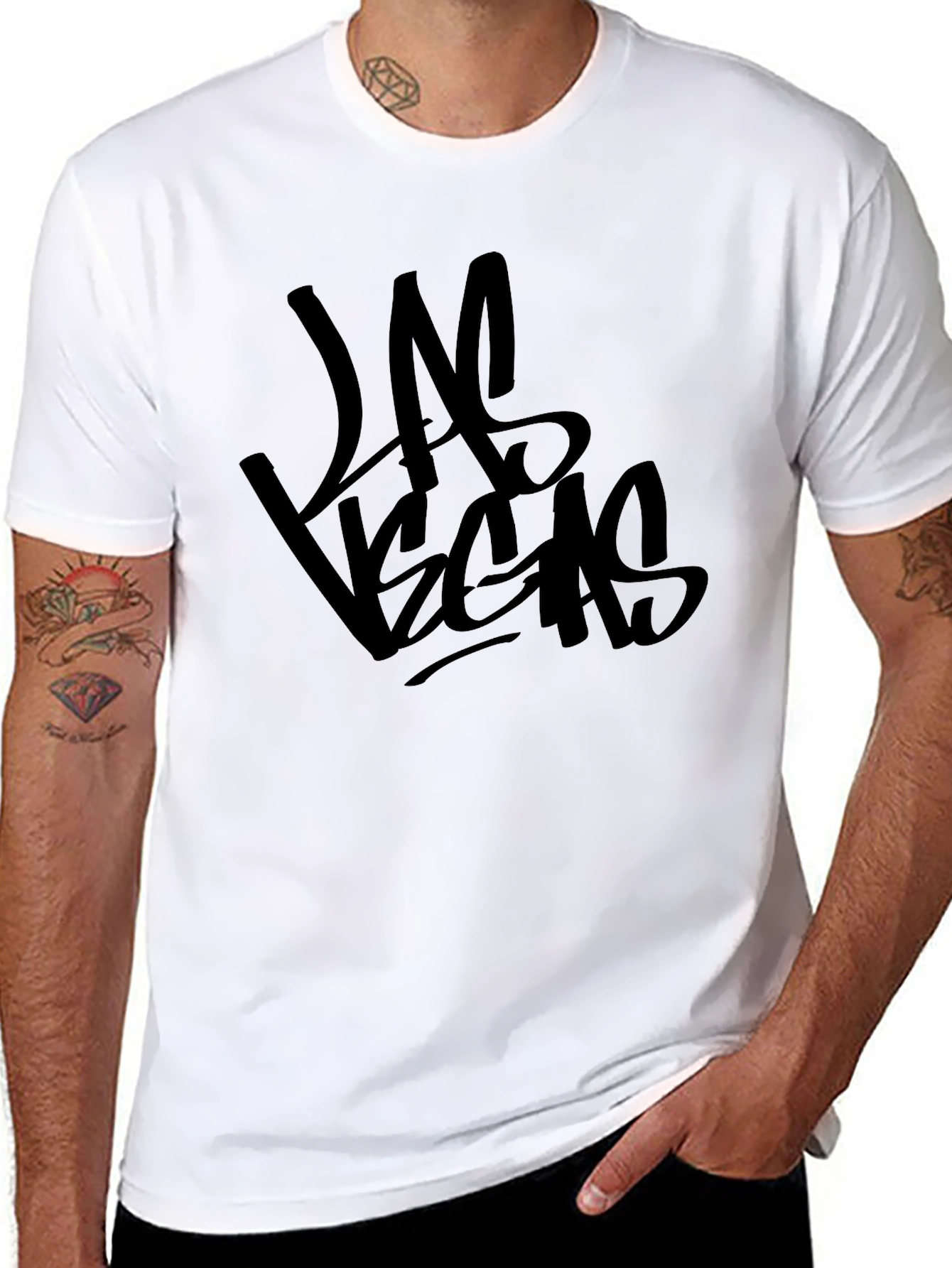 Las Vegas Graphic Tee - Soft Cotton Comfort