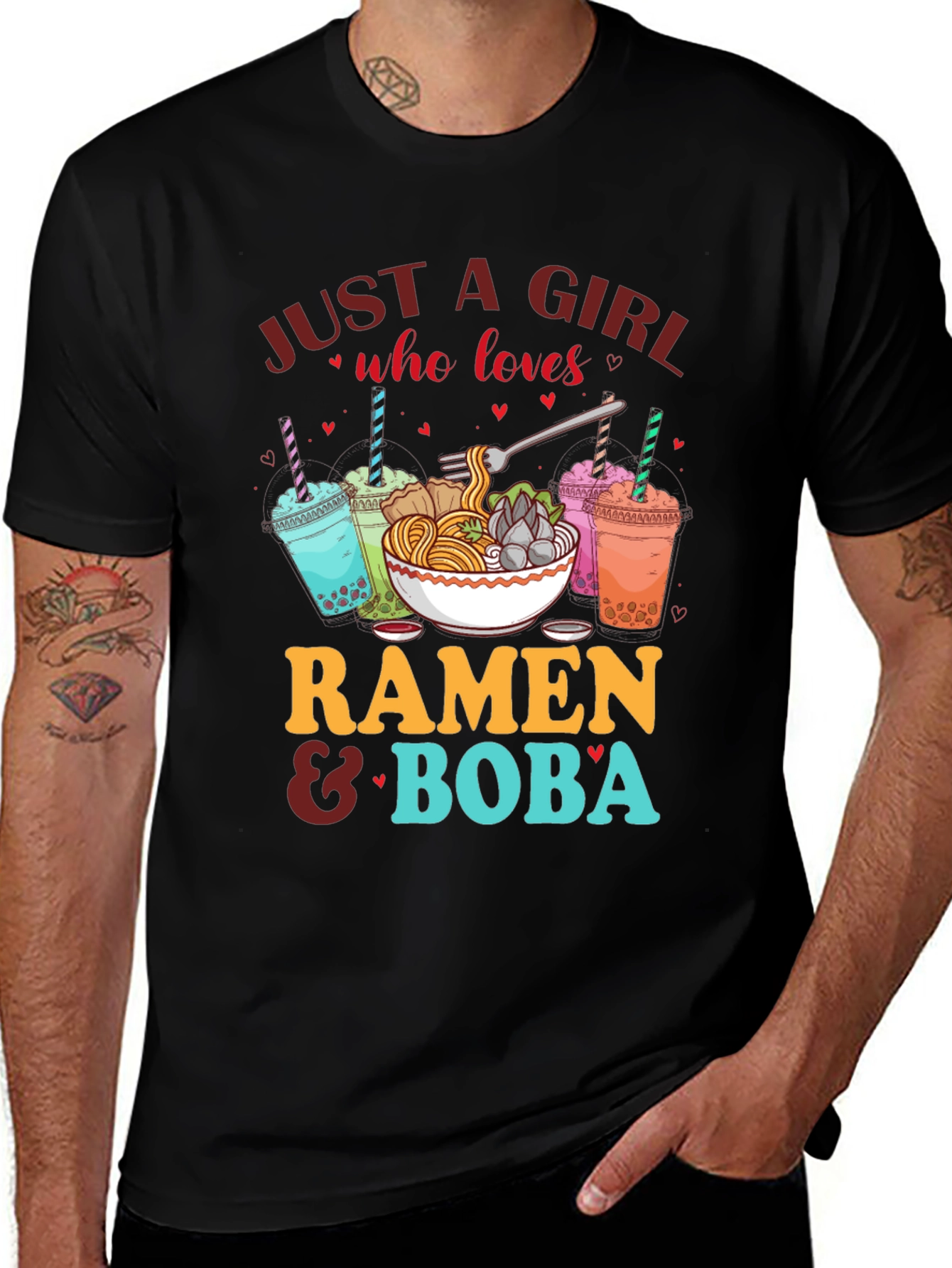Ramen & Boba Girls T-Shirt