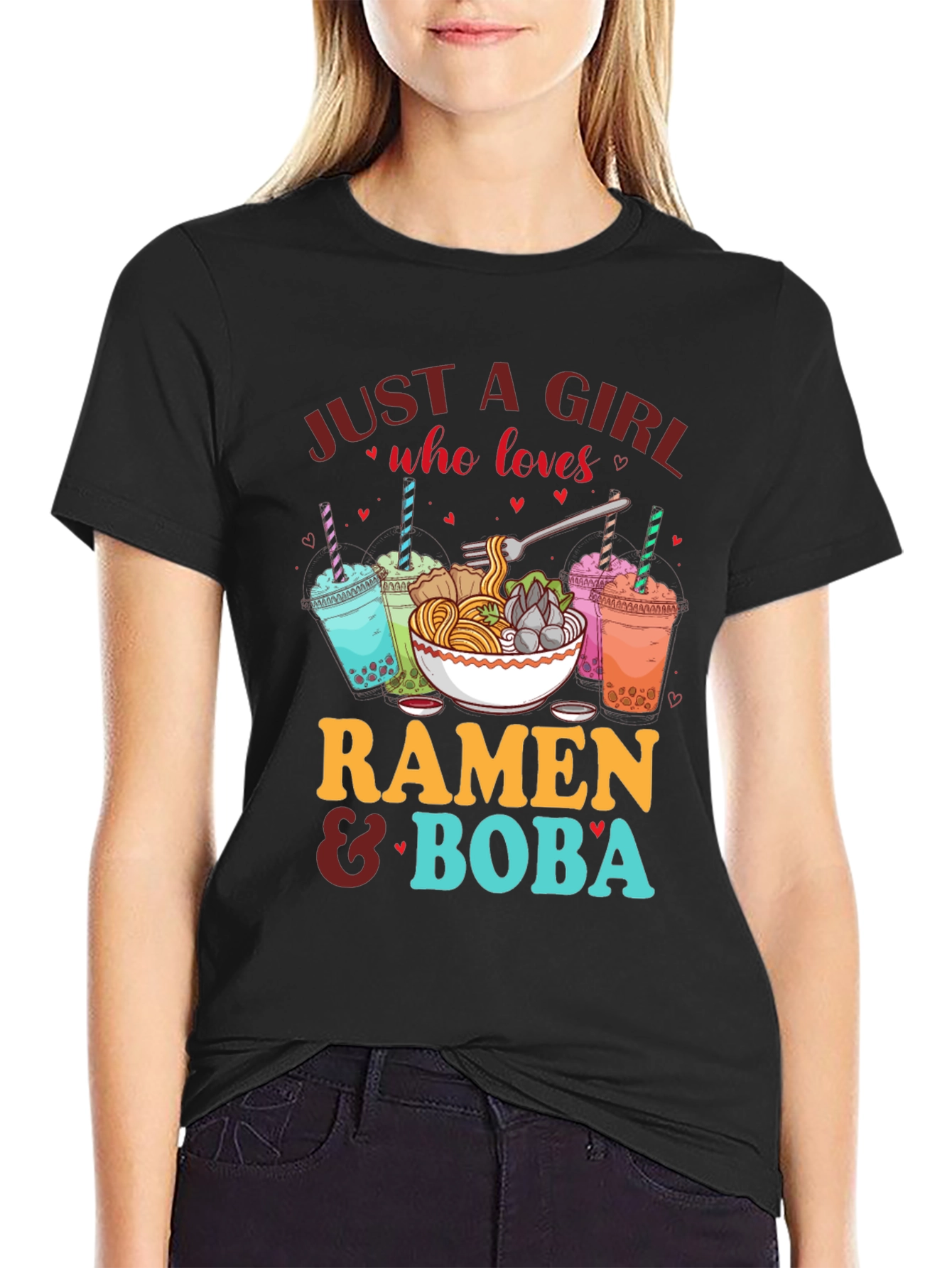 Ramen & Boba Girls T-Shirt