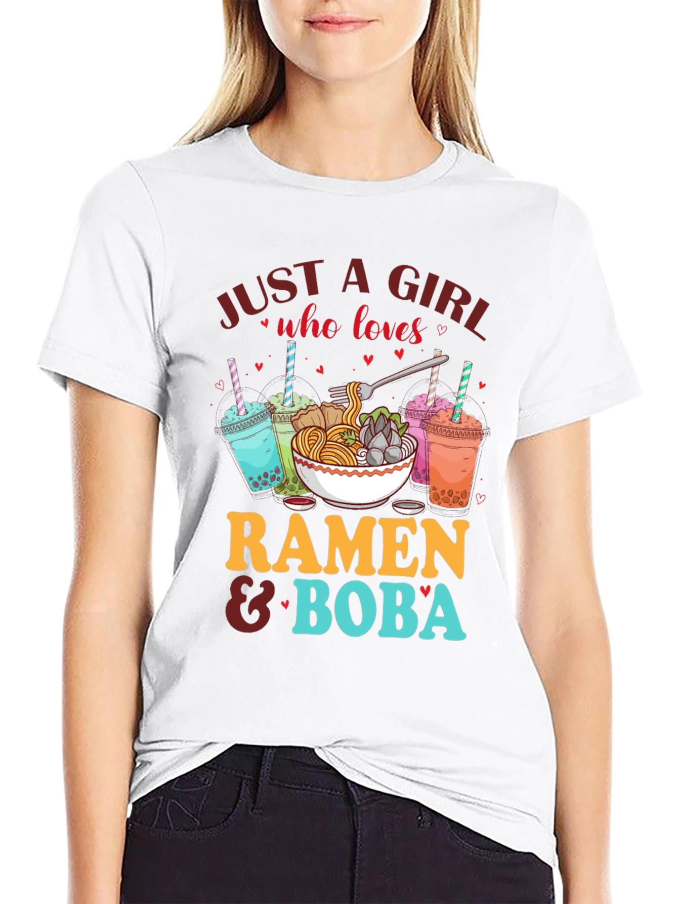 Ramen & Boba Girls T-Shirt