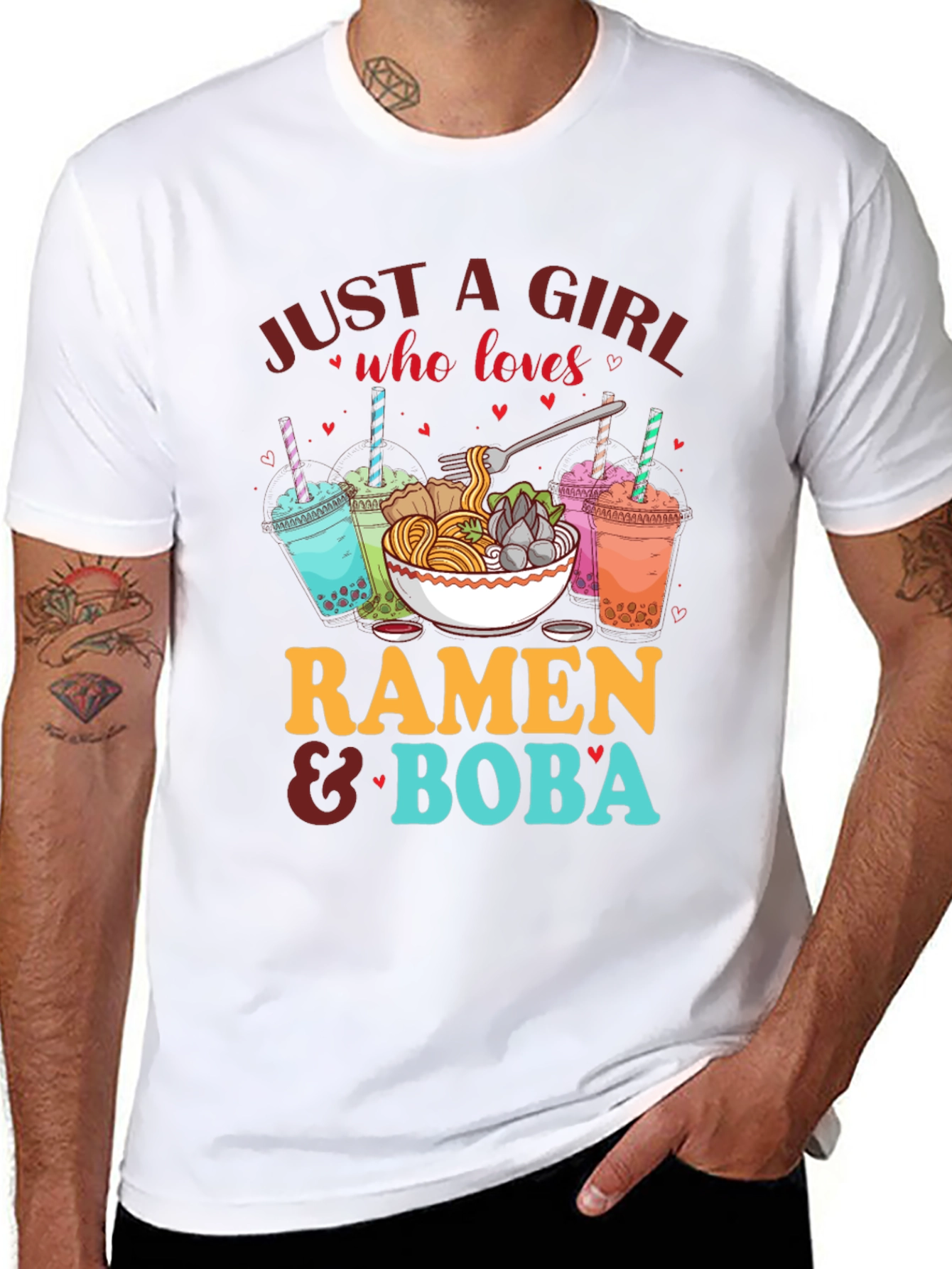 Ramen & Boba Girls T-Shirt