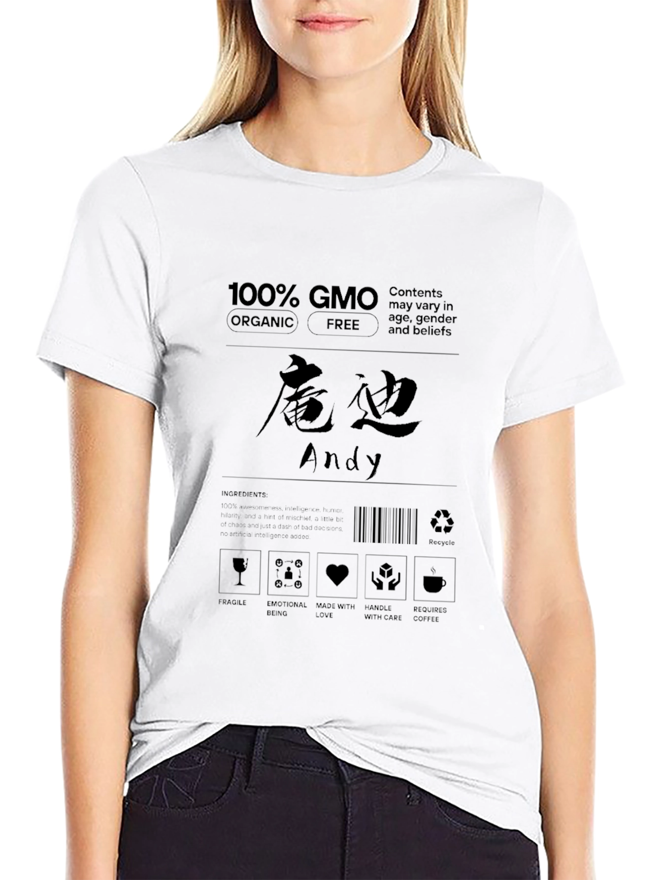 GMO Organic Free T-Shirt - Andy