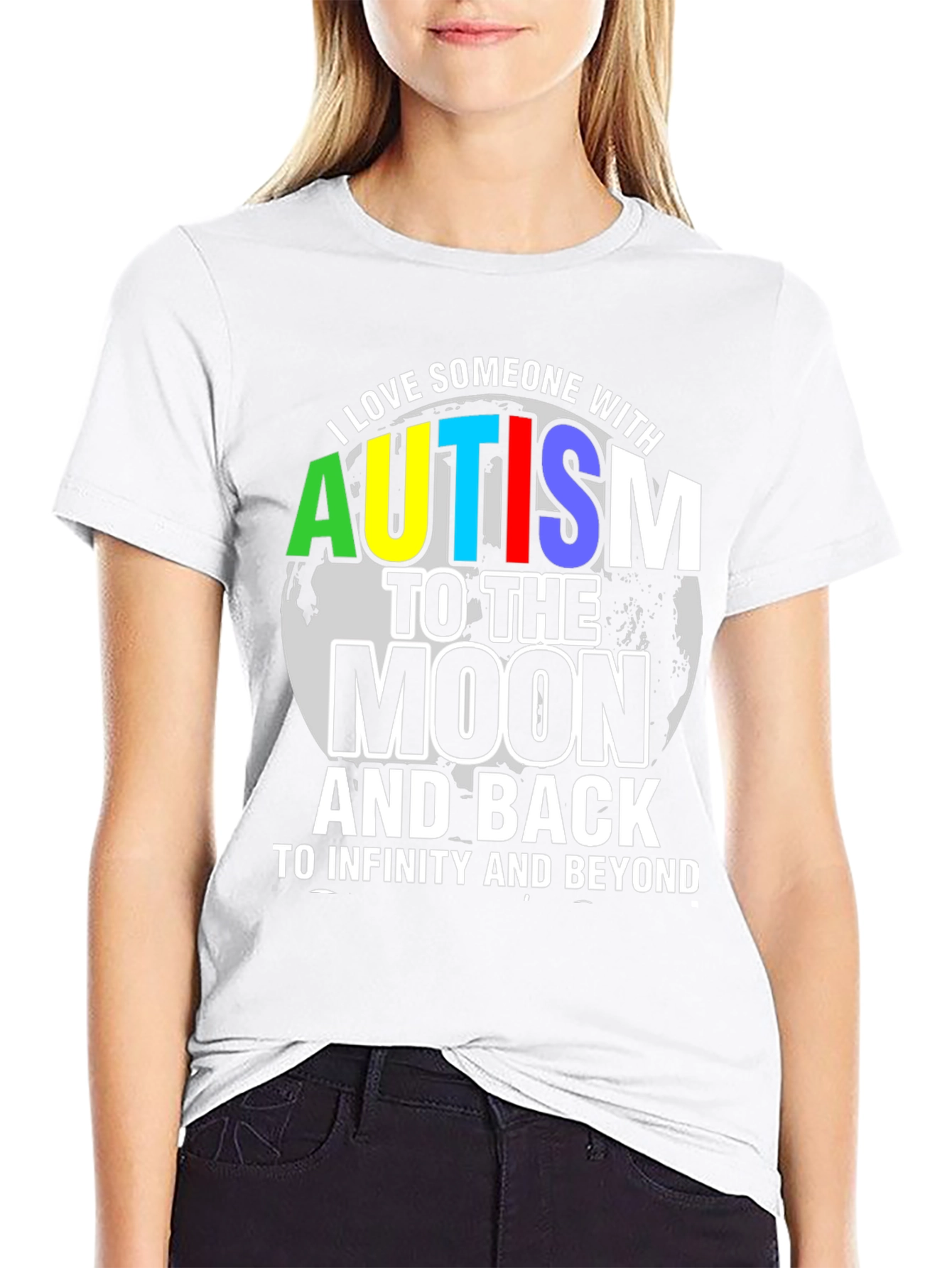 Autism Awareness T-Shirt: Love to the Moon and Back
