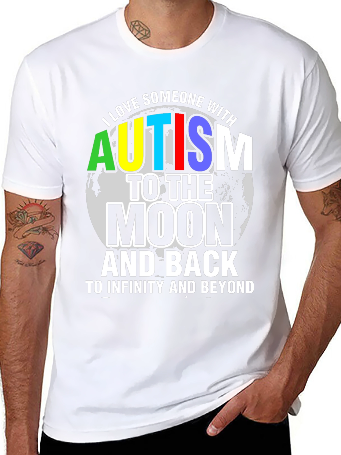 Autism Awareness T-Shirt: Love to the Moon and Back