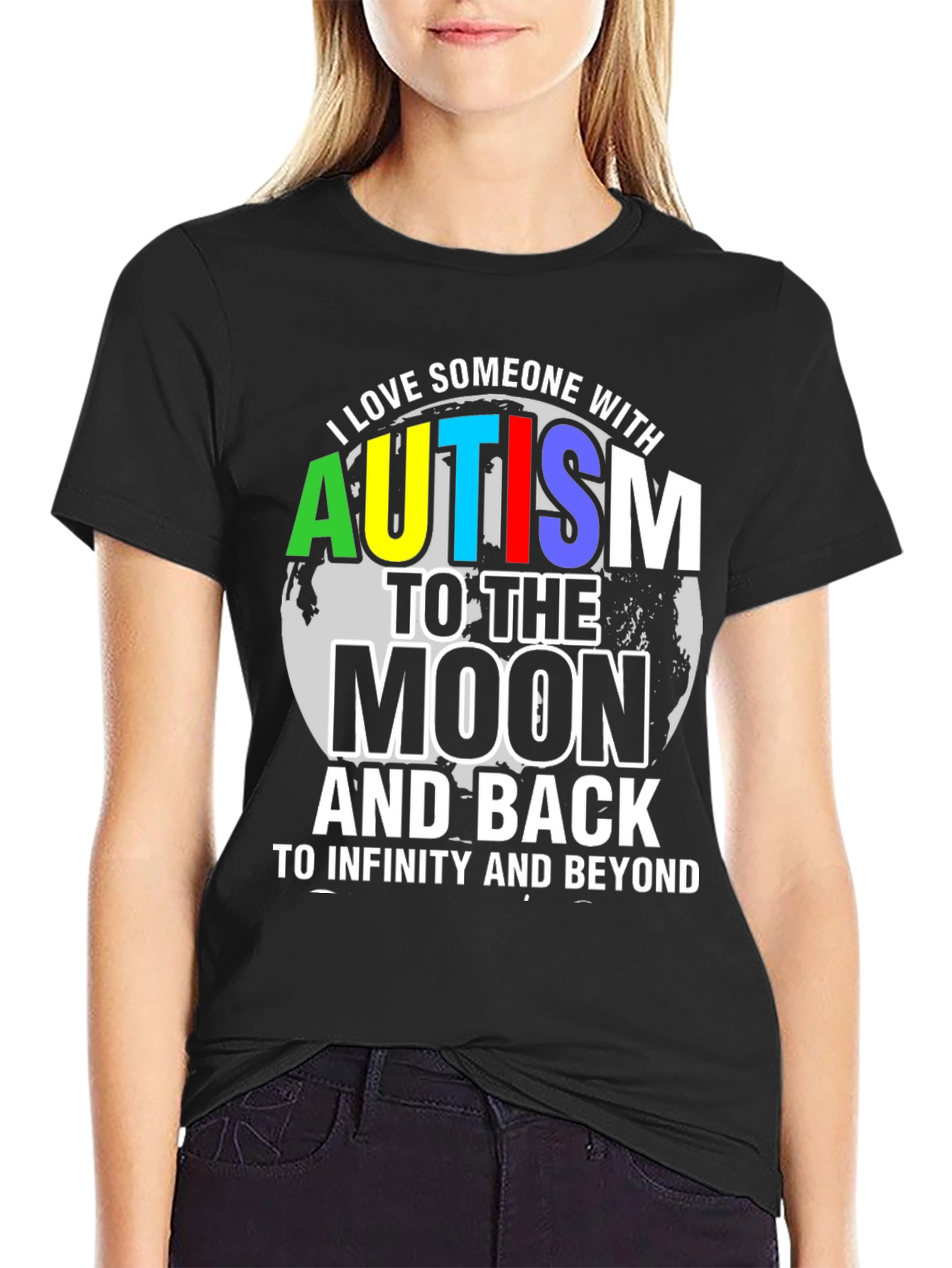 Autism Awareness T-Shirt: Love to the Moon and Back