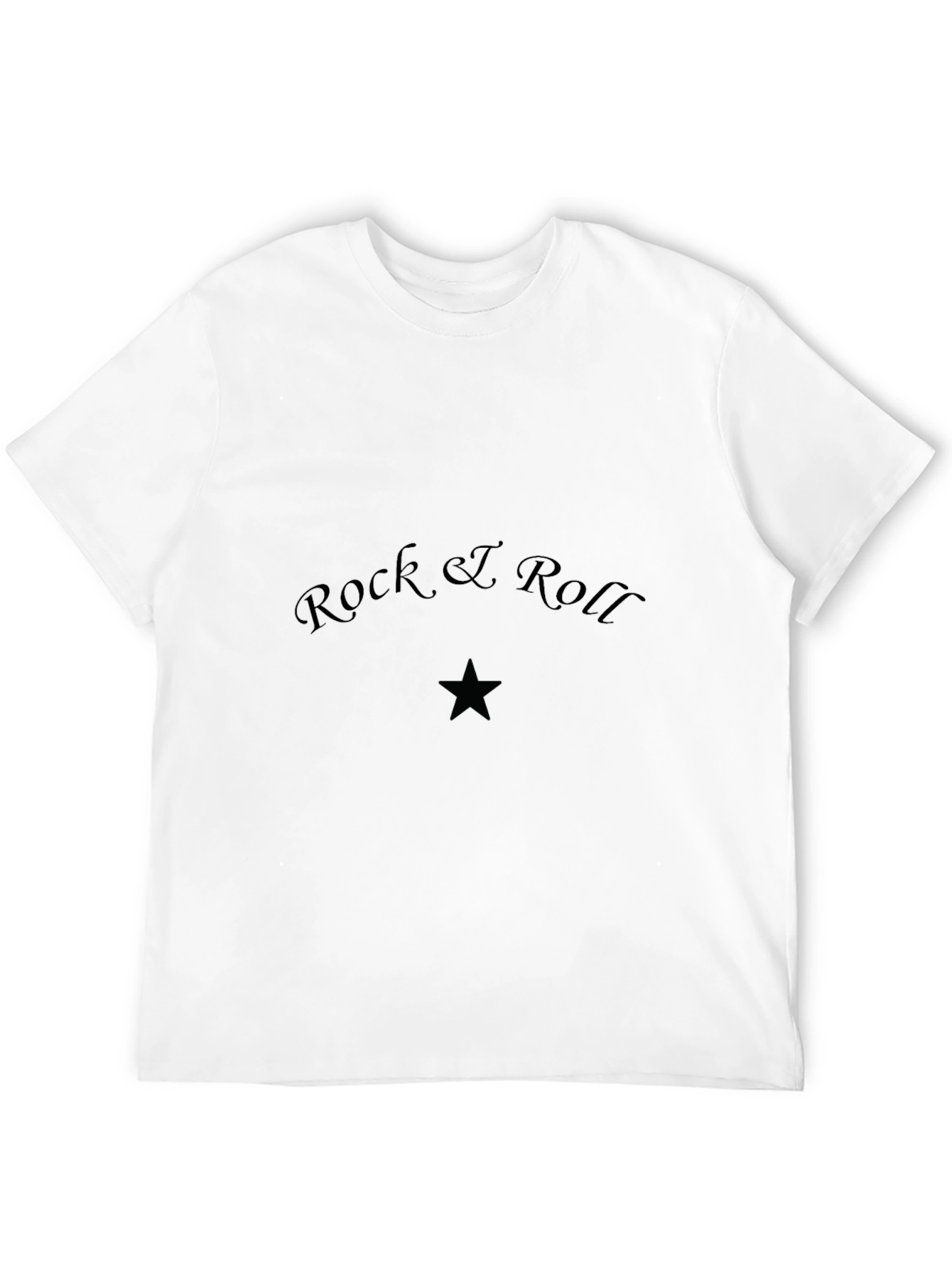 Rock & Roll Graphic Print T-Shirt