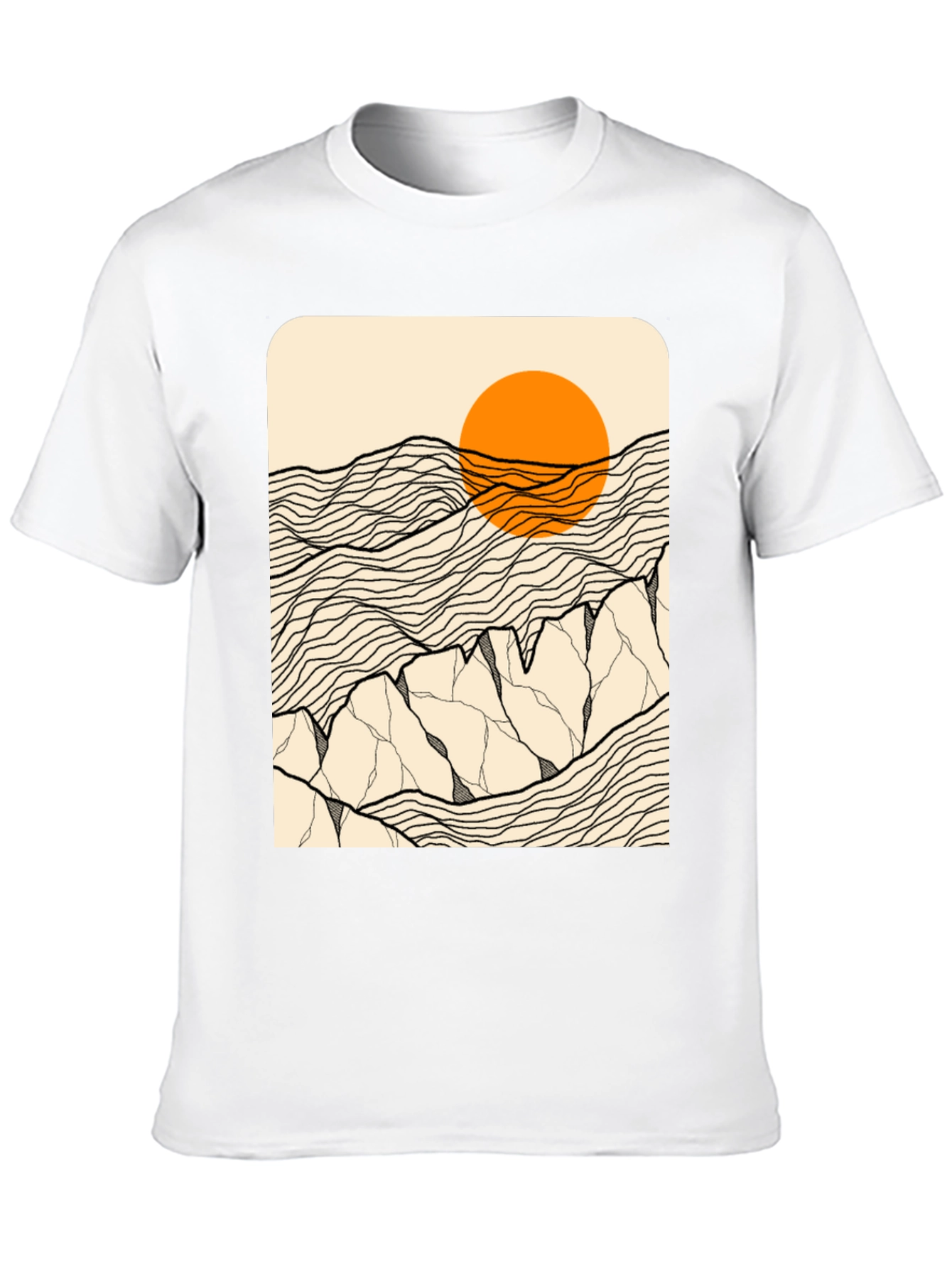 Abstract Mountain Graphic Tee