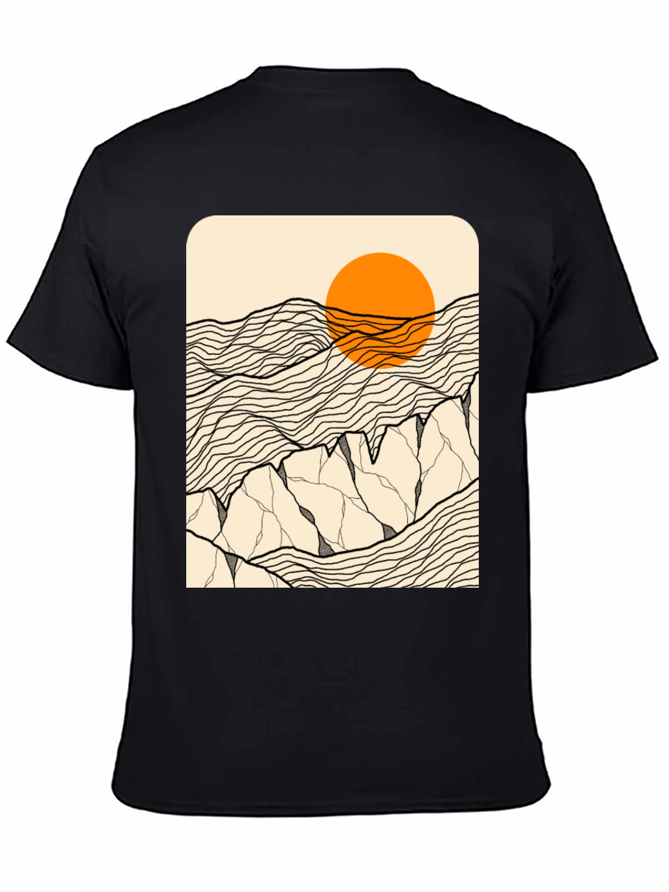 Abstract Mountain Graphic Tee