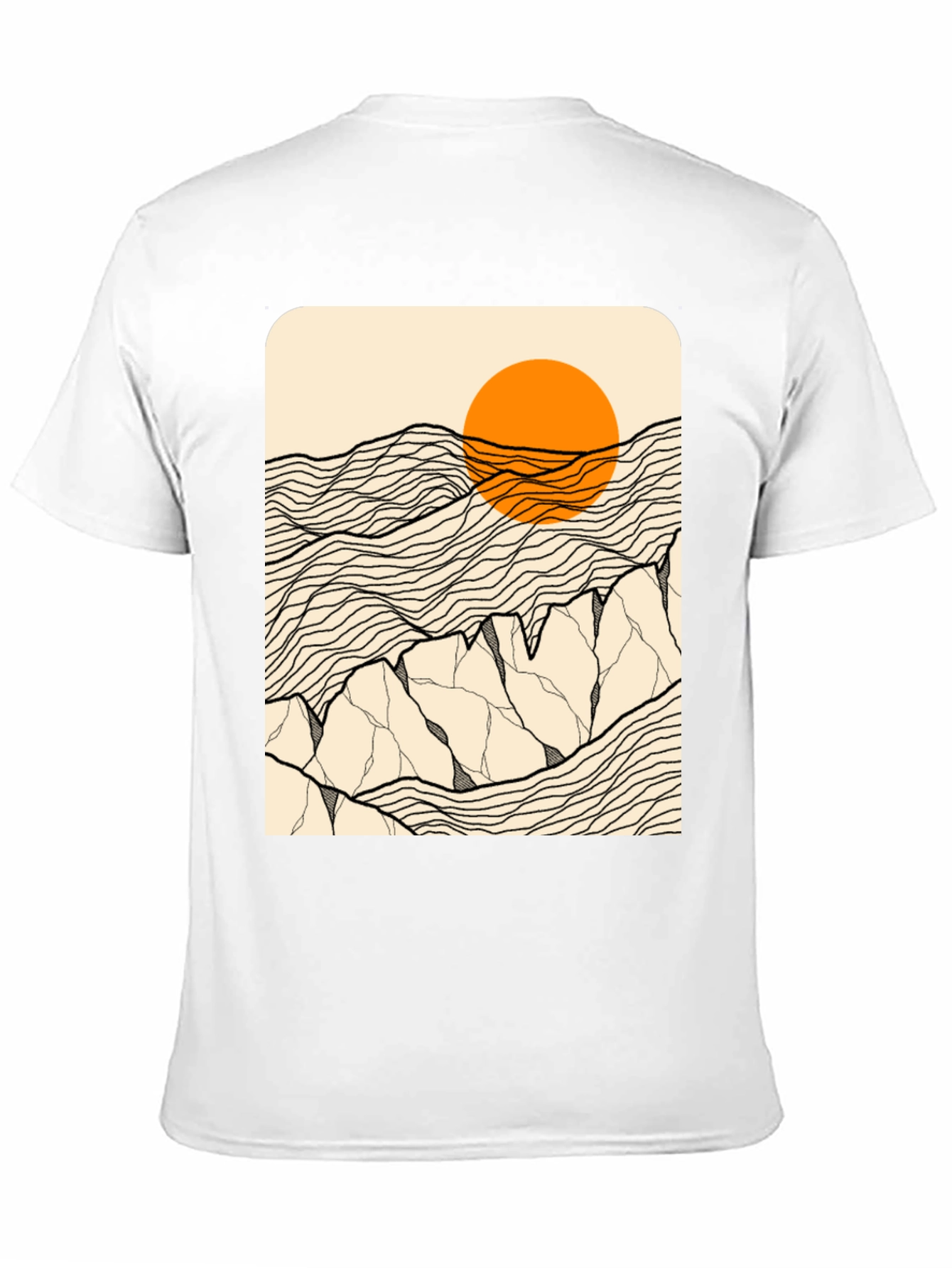 Abstract Mountain Graphic Tee