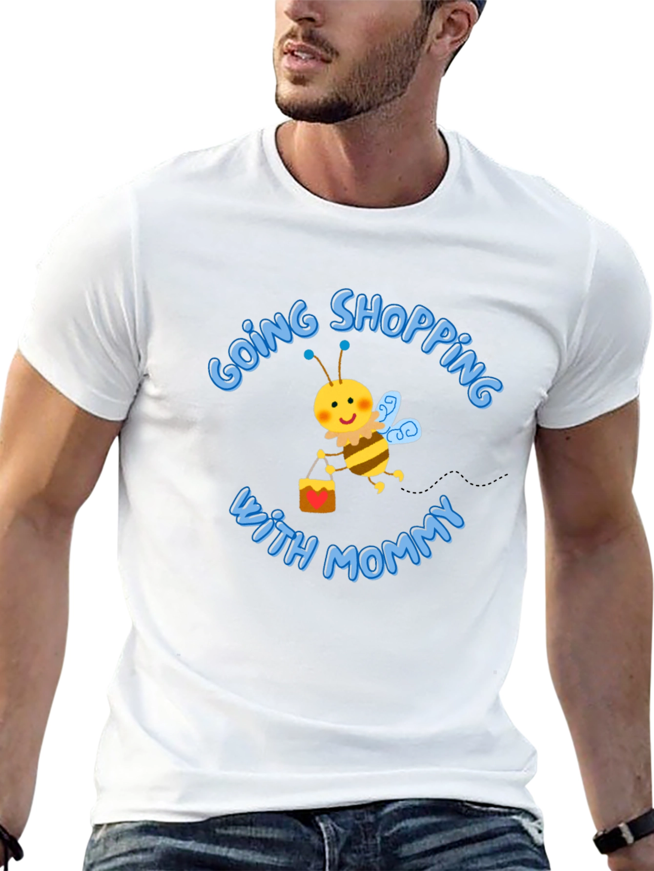Mommy & Me Shopping Bee Graphic Tee