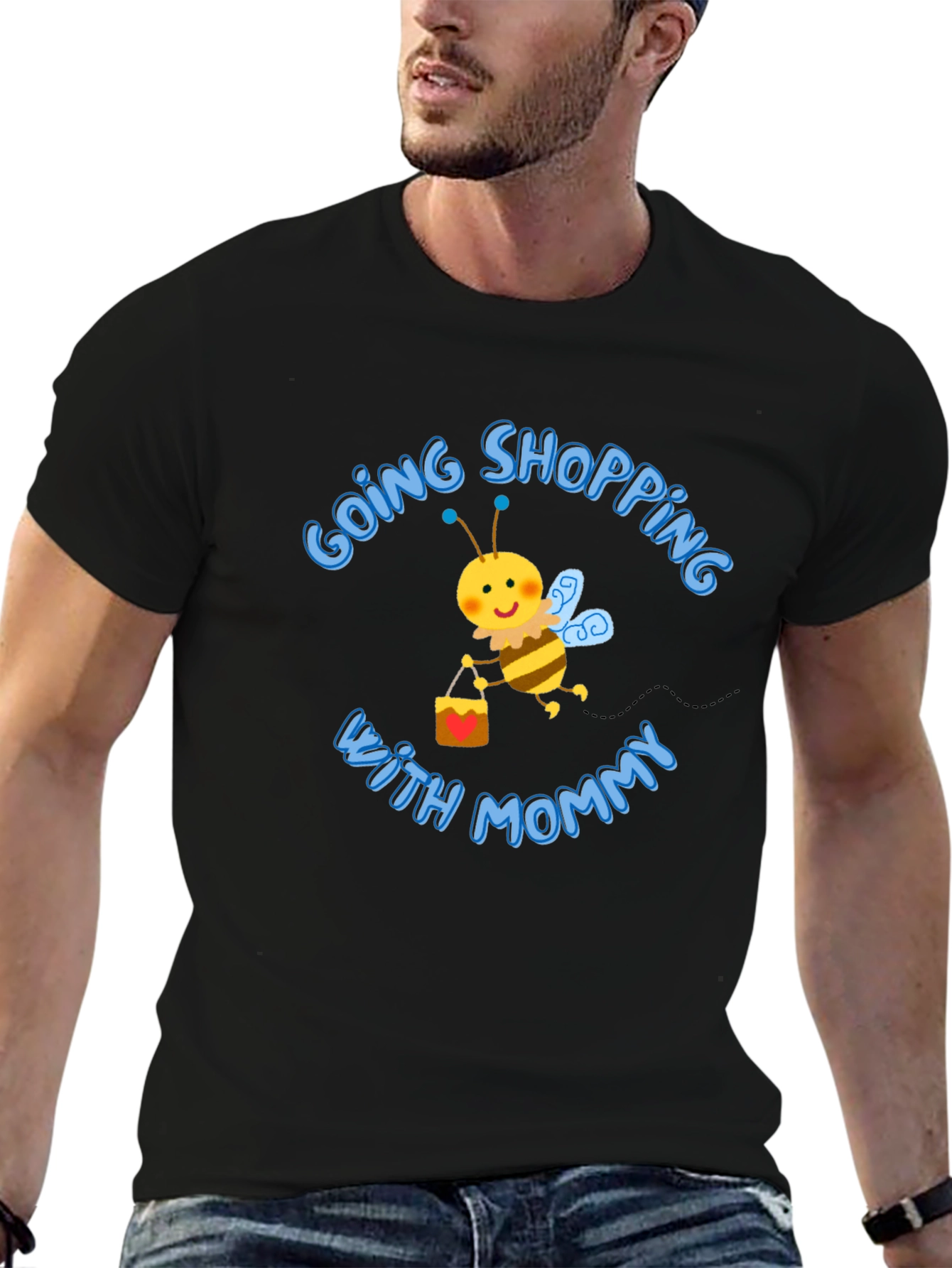 Mommy & Me Shopping Bee Graphic Tee