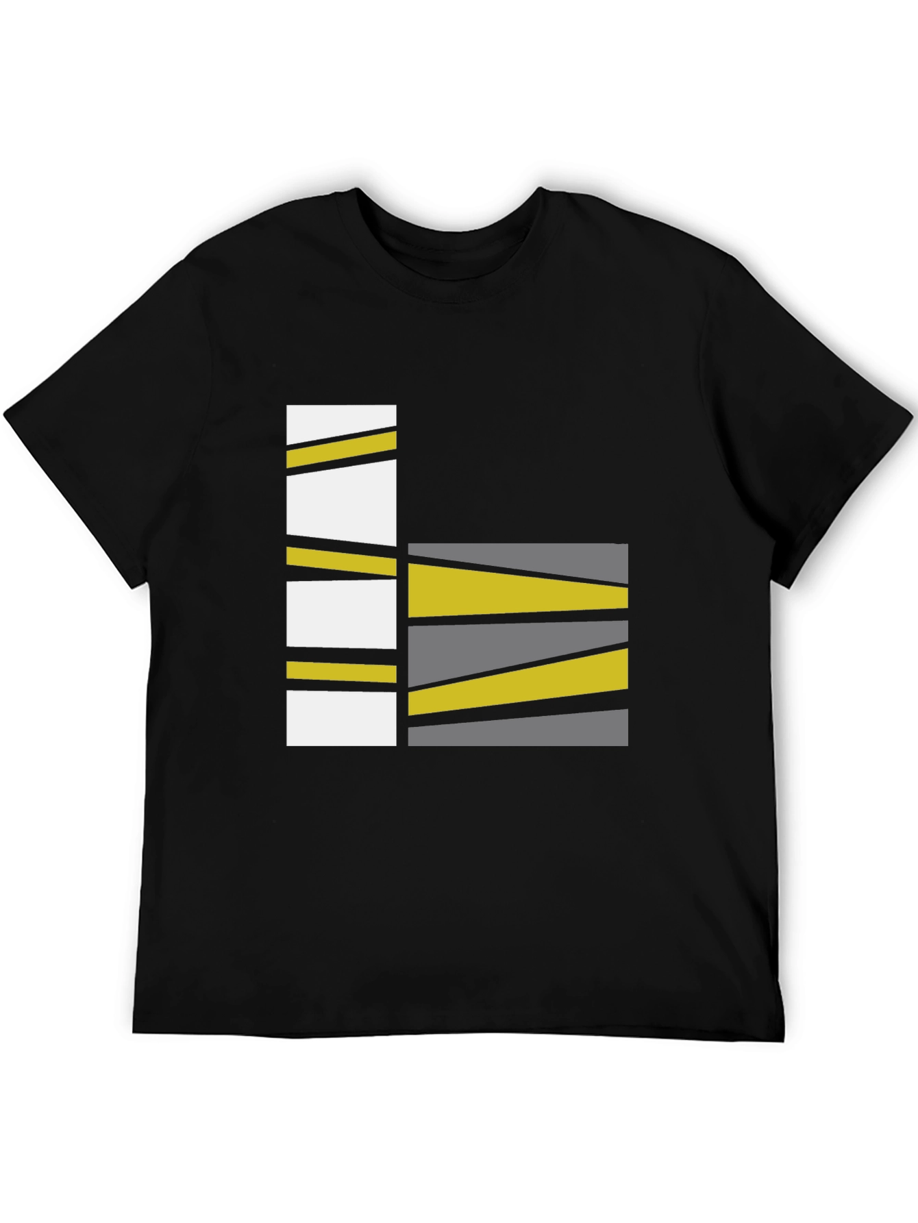 Abstract Geometric Graphic Print Tee