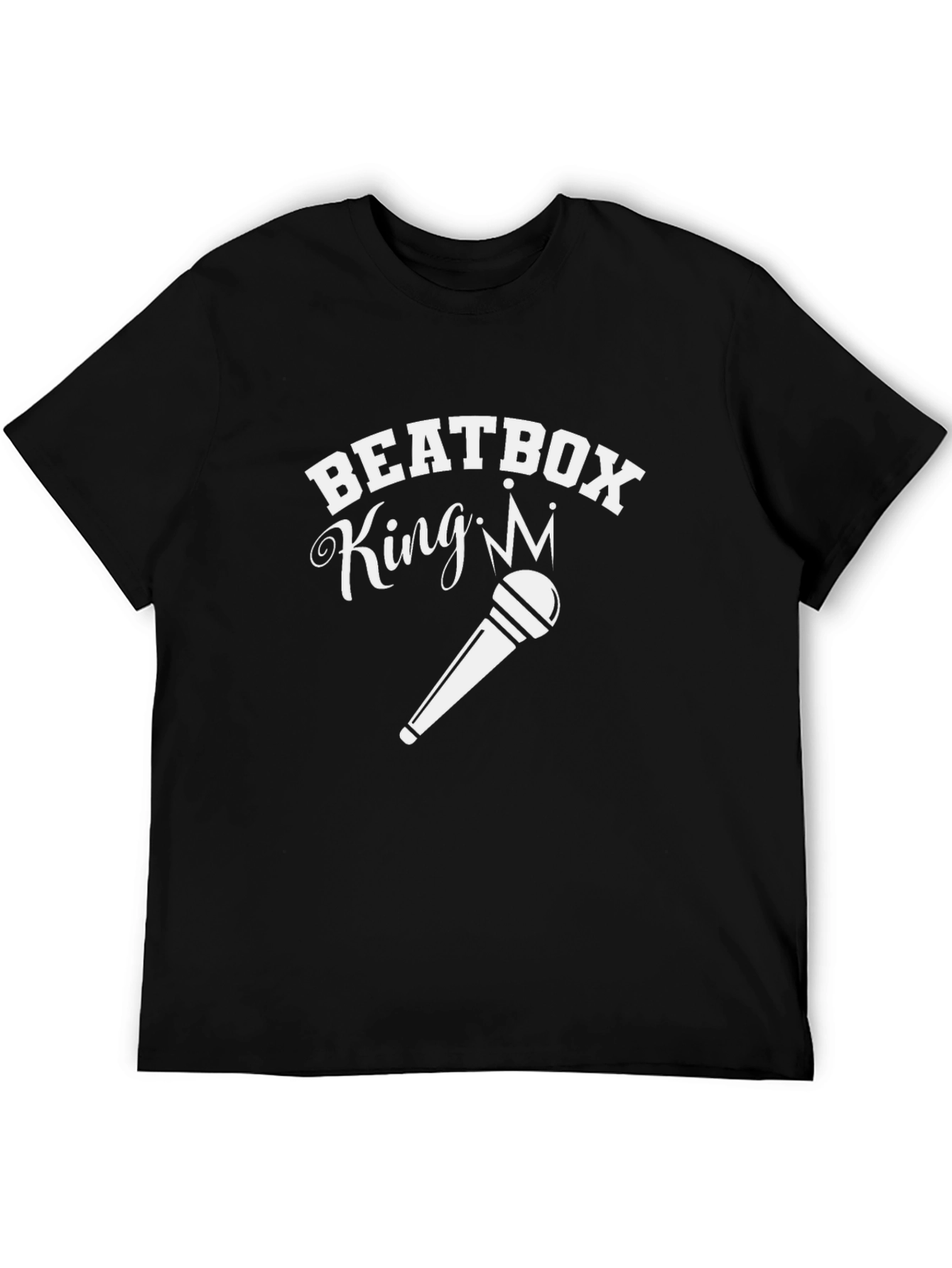 Beatbox King Graphic T-Shirt Microphone Design