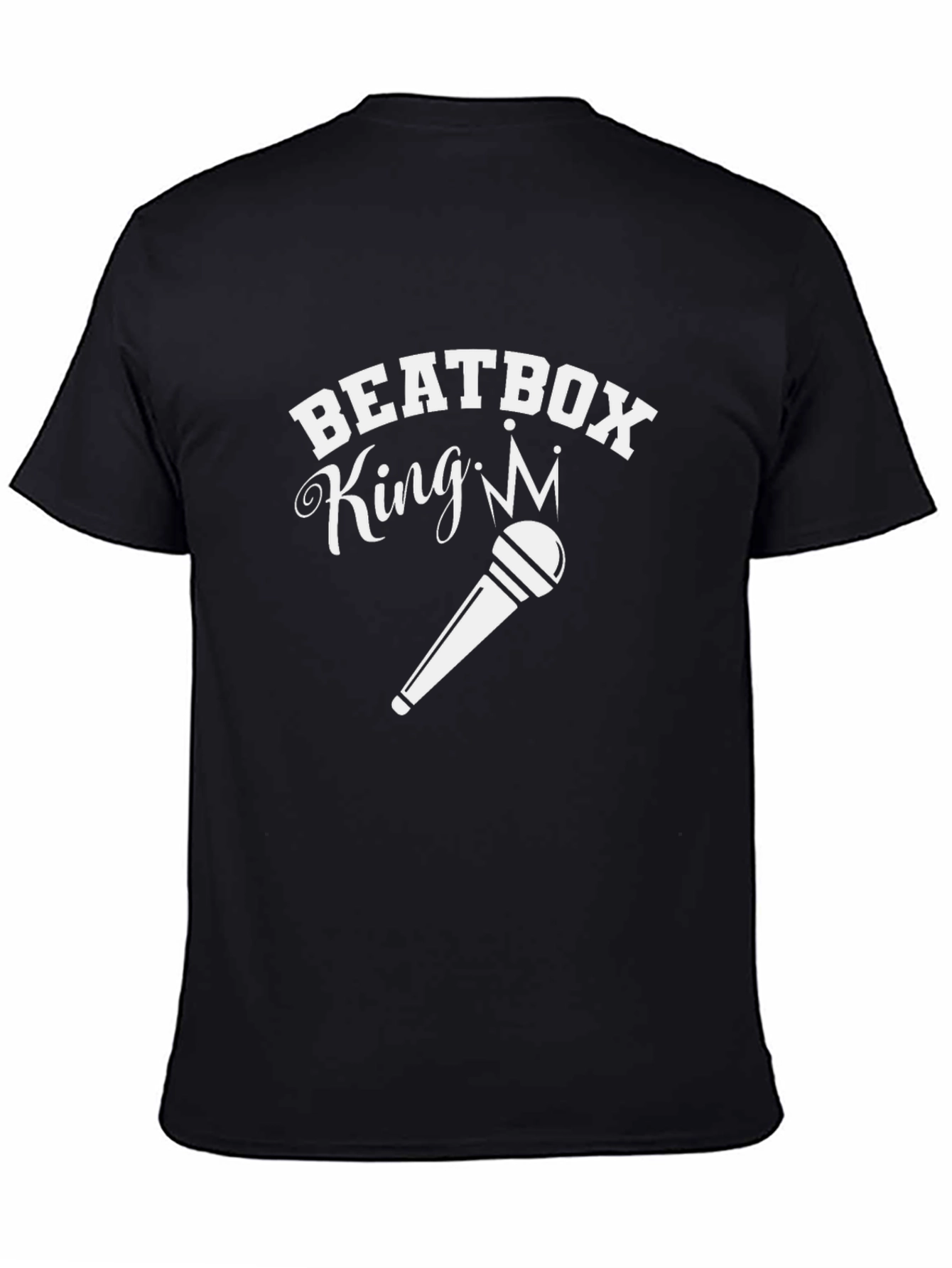 Beatbox King Graphic T-Shirt Microphone Design