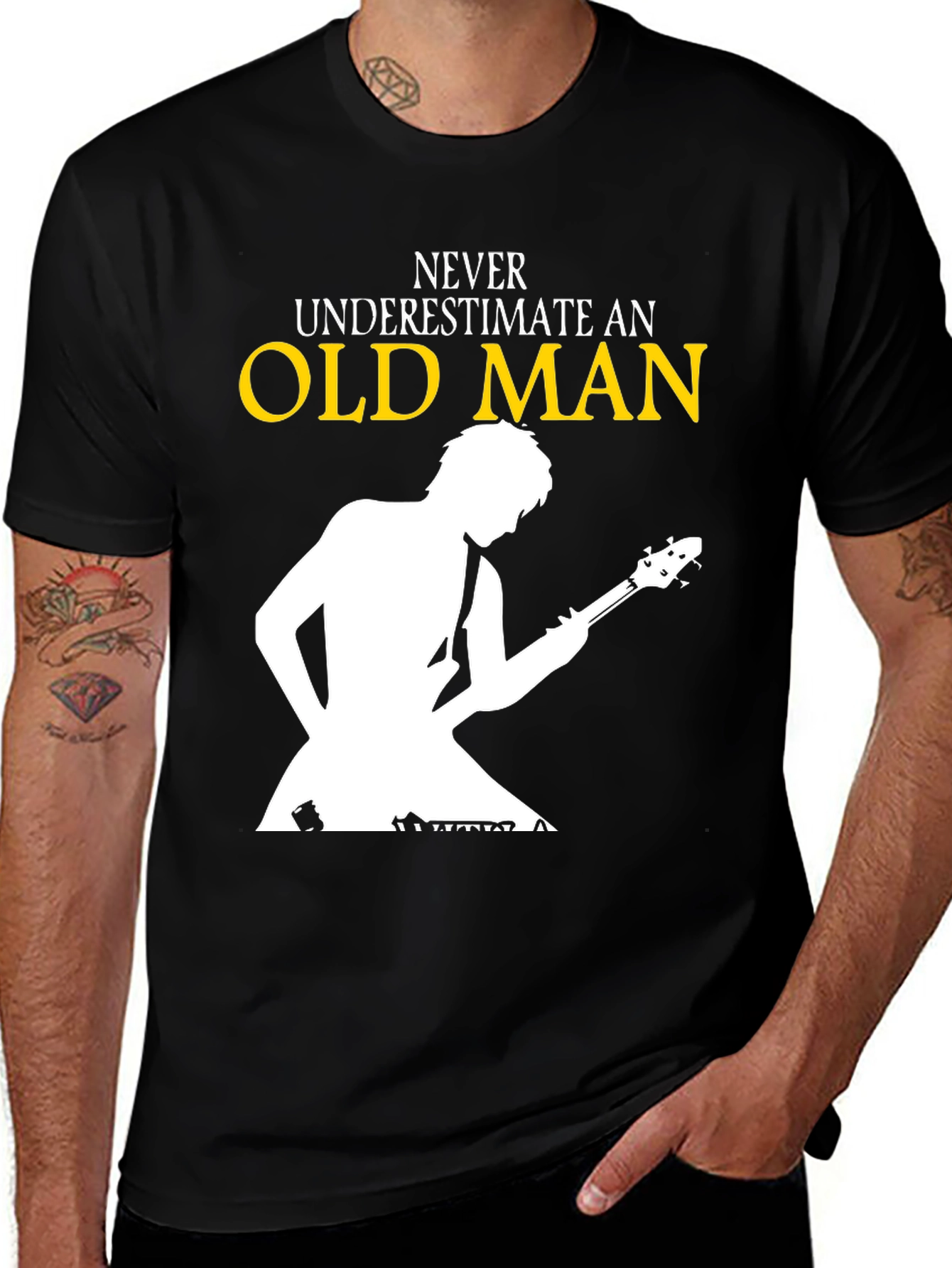 Never Underestimate an Old Man T-Shirt