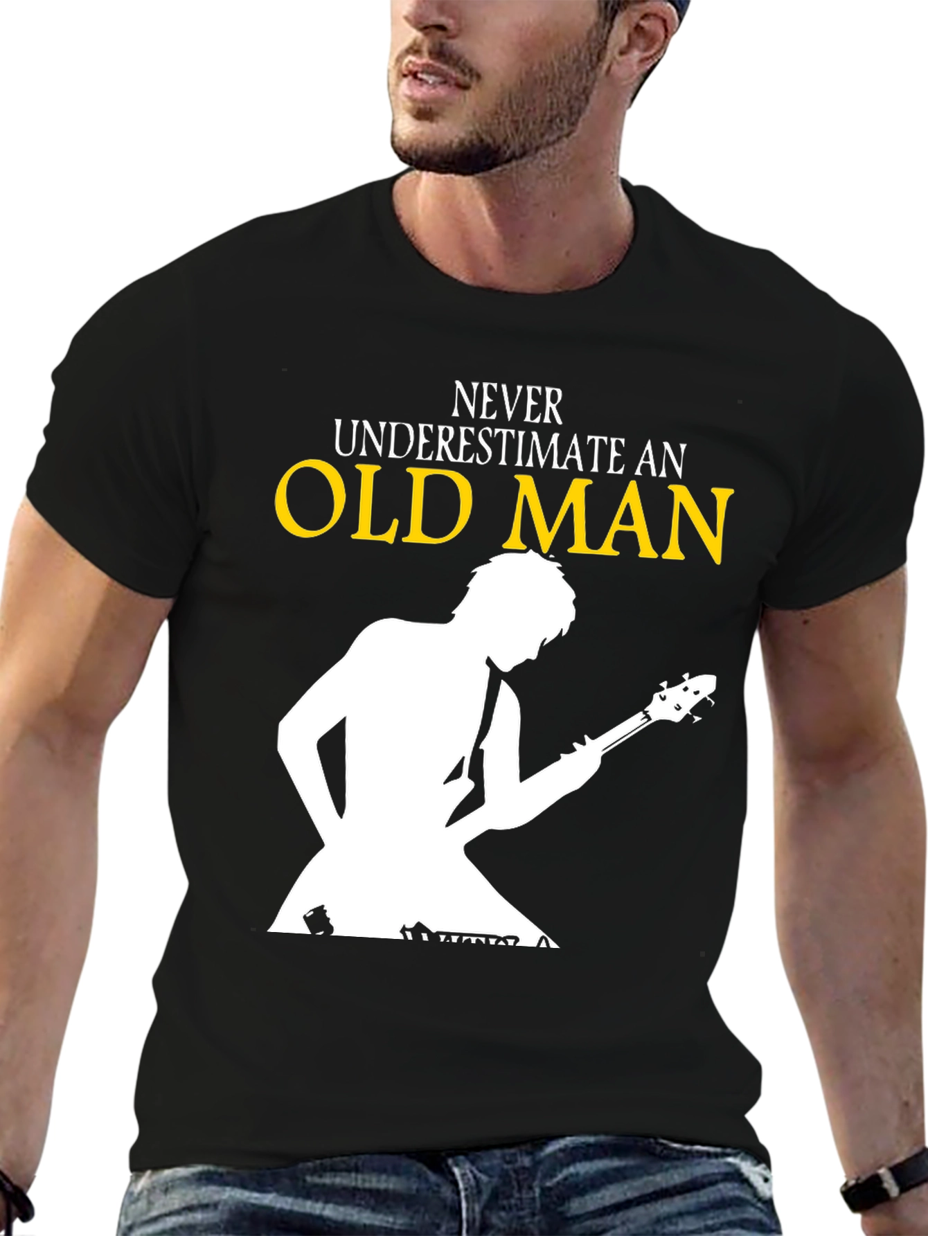 Never Underestimate an Old Man T-Shirt