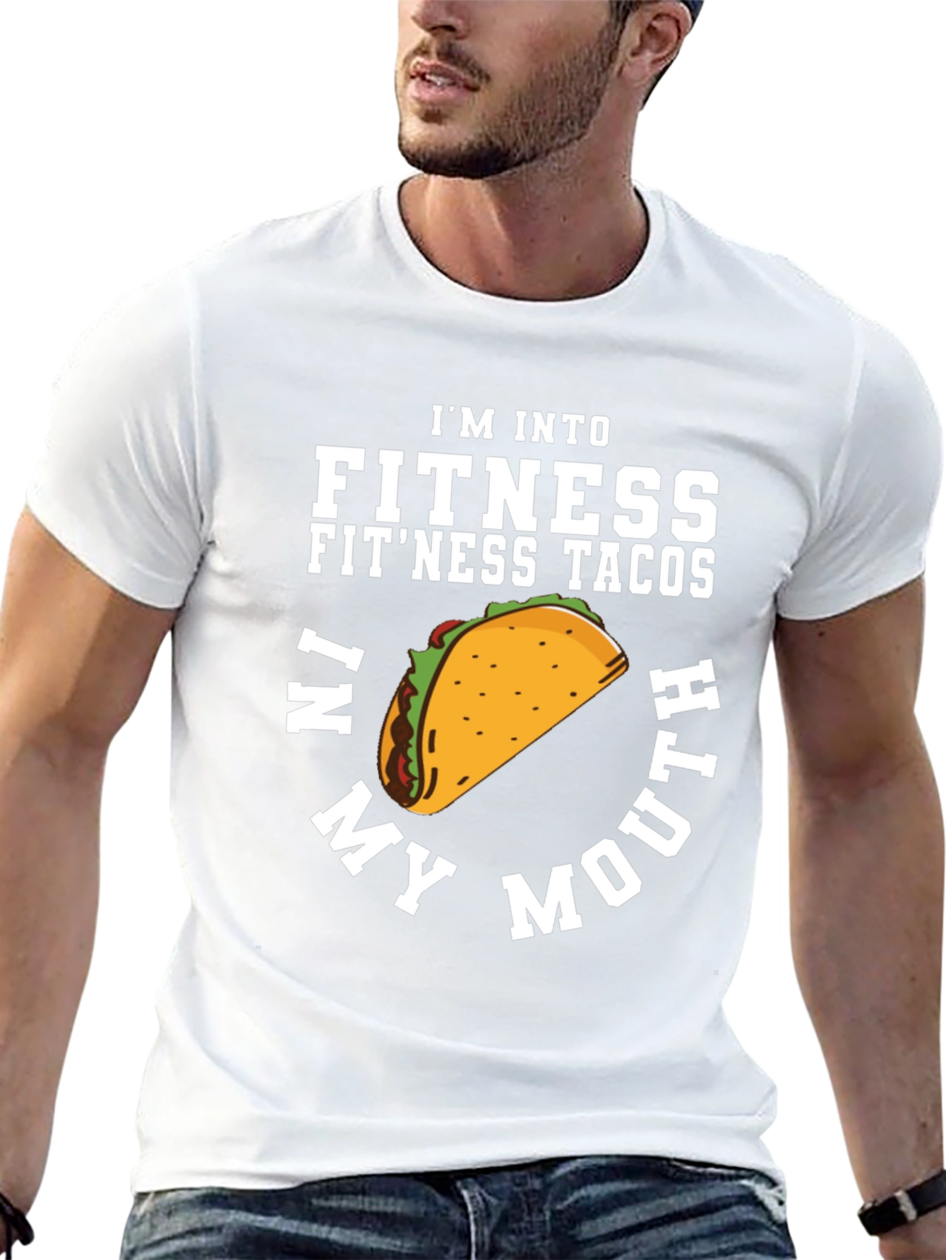 Fitness Tacos T-Shirt - Funny Foodie Tee