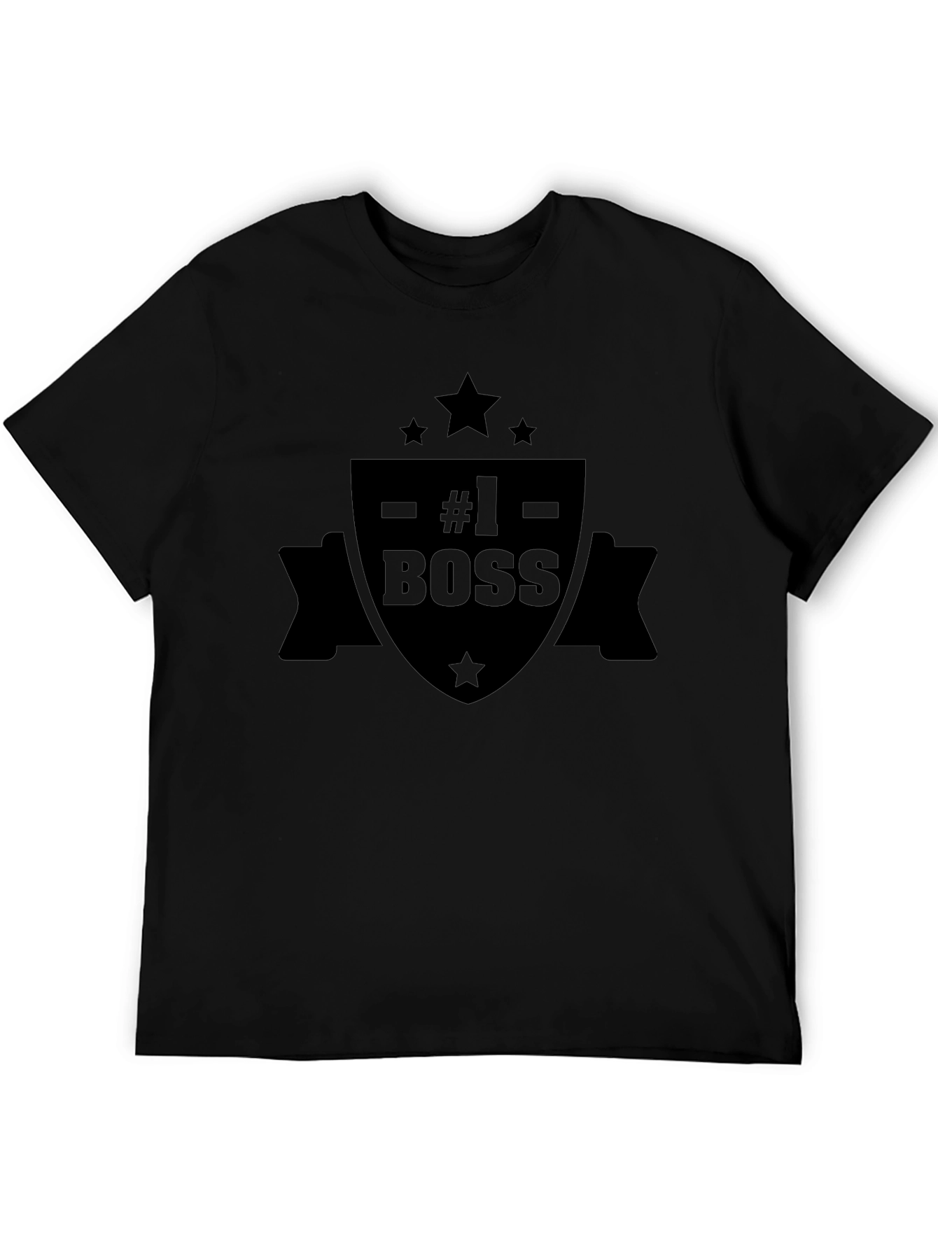 #1 Boss Black T-Shirt
