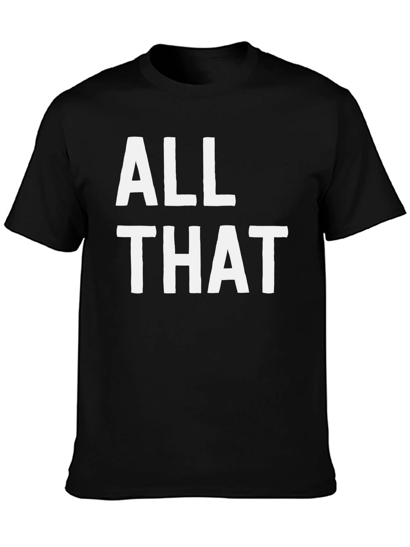 All That Graphic Tee - Stylish Mens Black T-Shirt