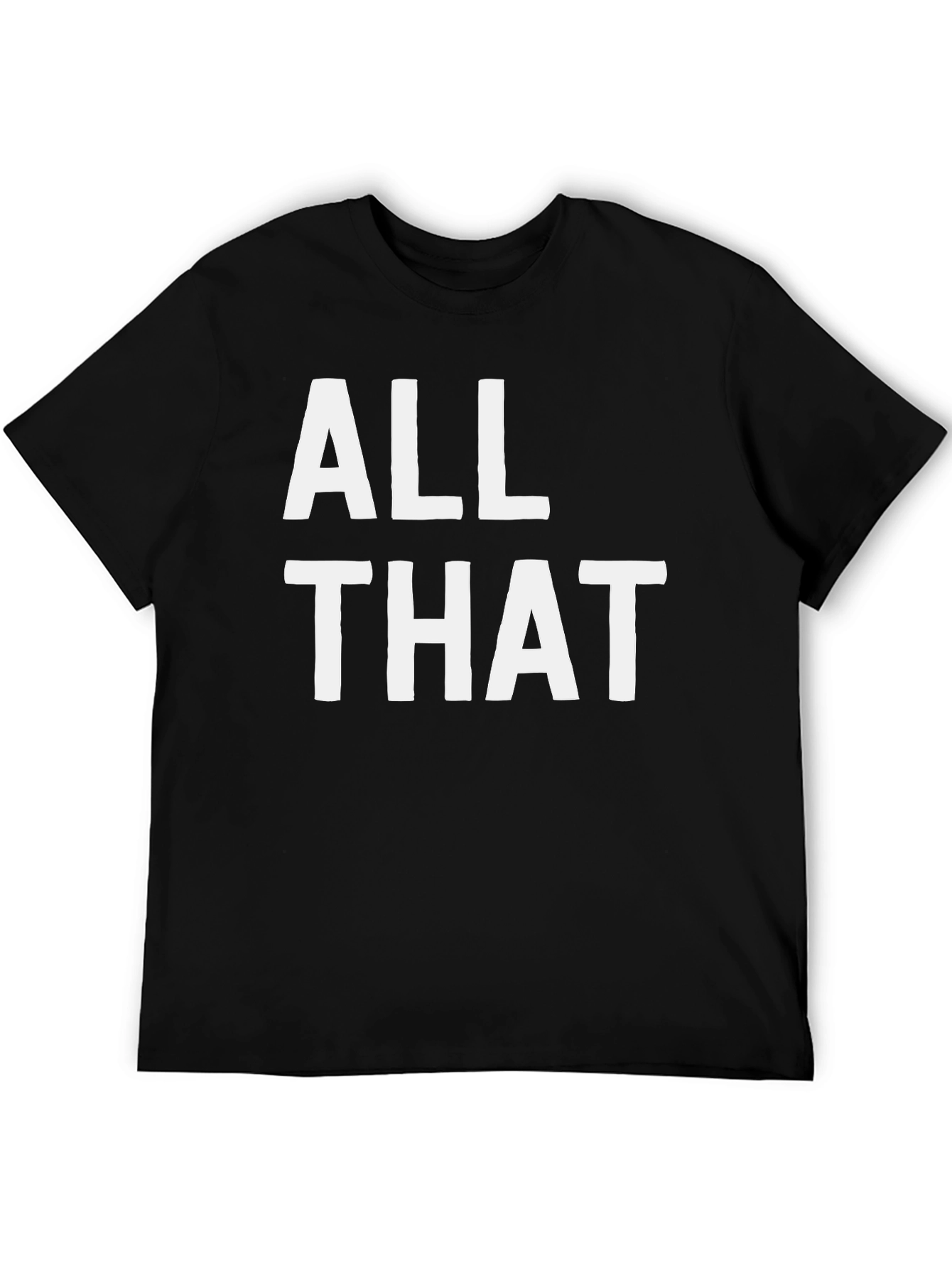 All That Graphic Tee - Stylish Mens Black T-Shirt