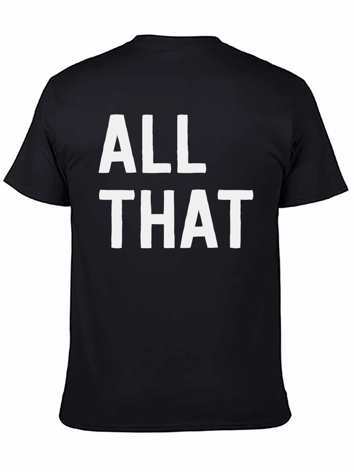 All That Graphic Tee - Stylish Mens Black T-Shirt