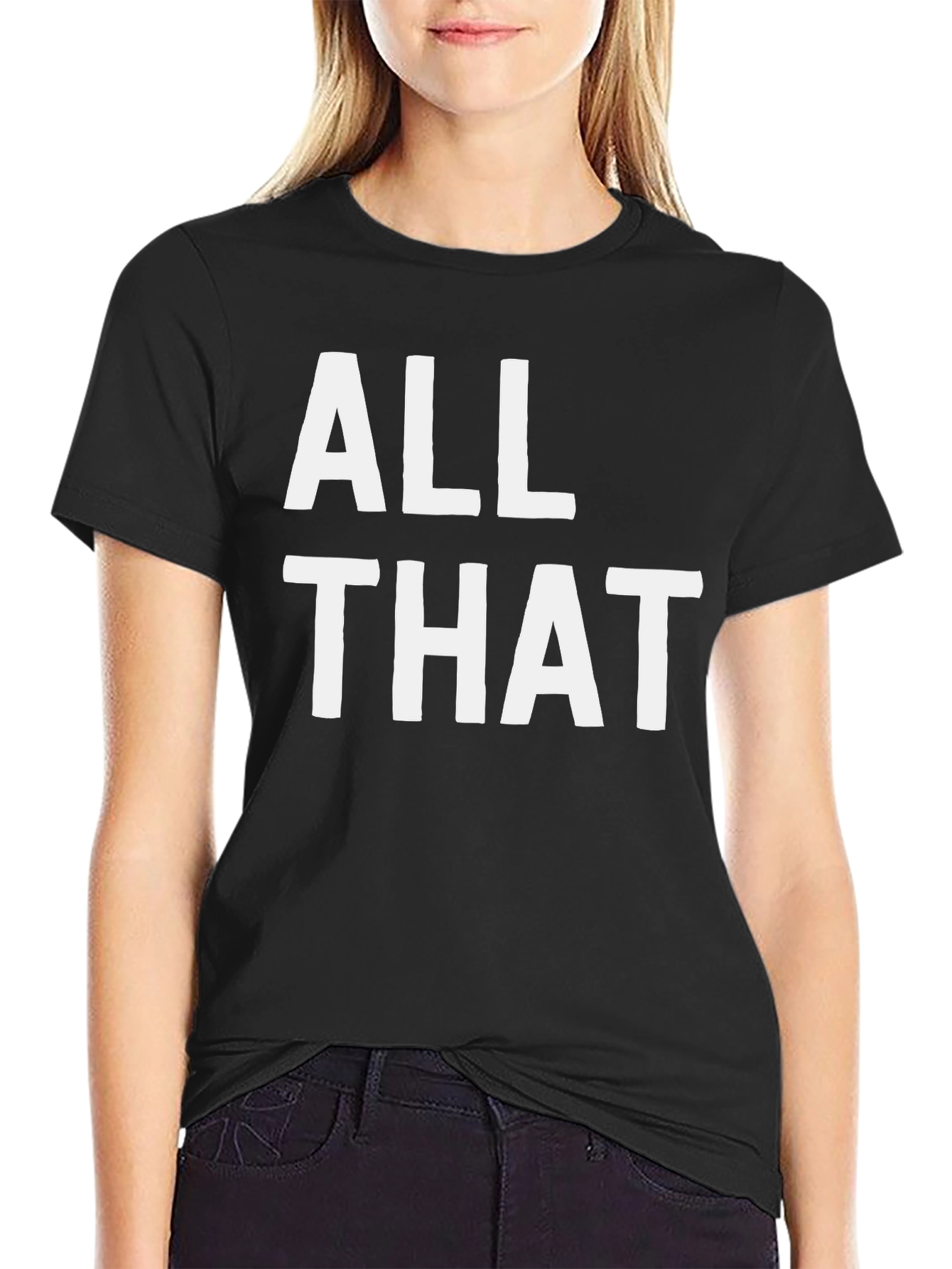 All That Graphic Tee - Stylish Mens Black T-Shirt