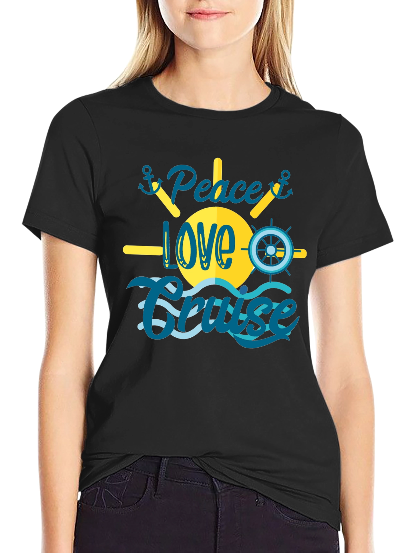 Peace Love Cruise T-Shirt - Summer Vacation Tee