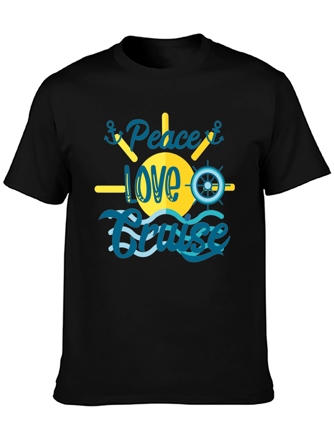 Peace Love Cruise T-Shirt - Summer Vacation Tee
