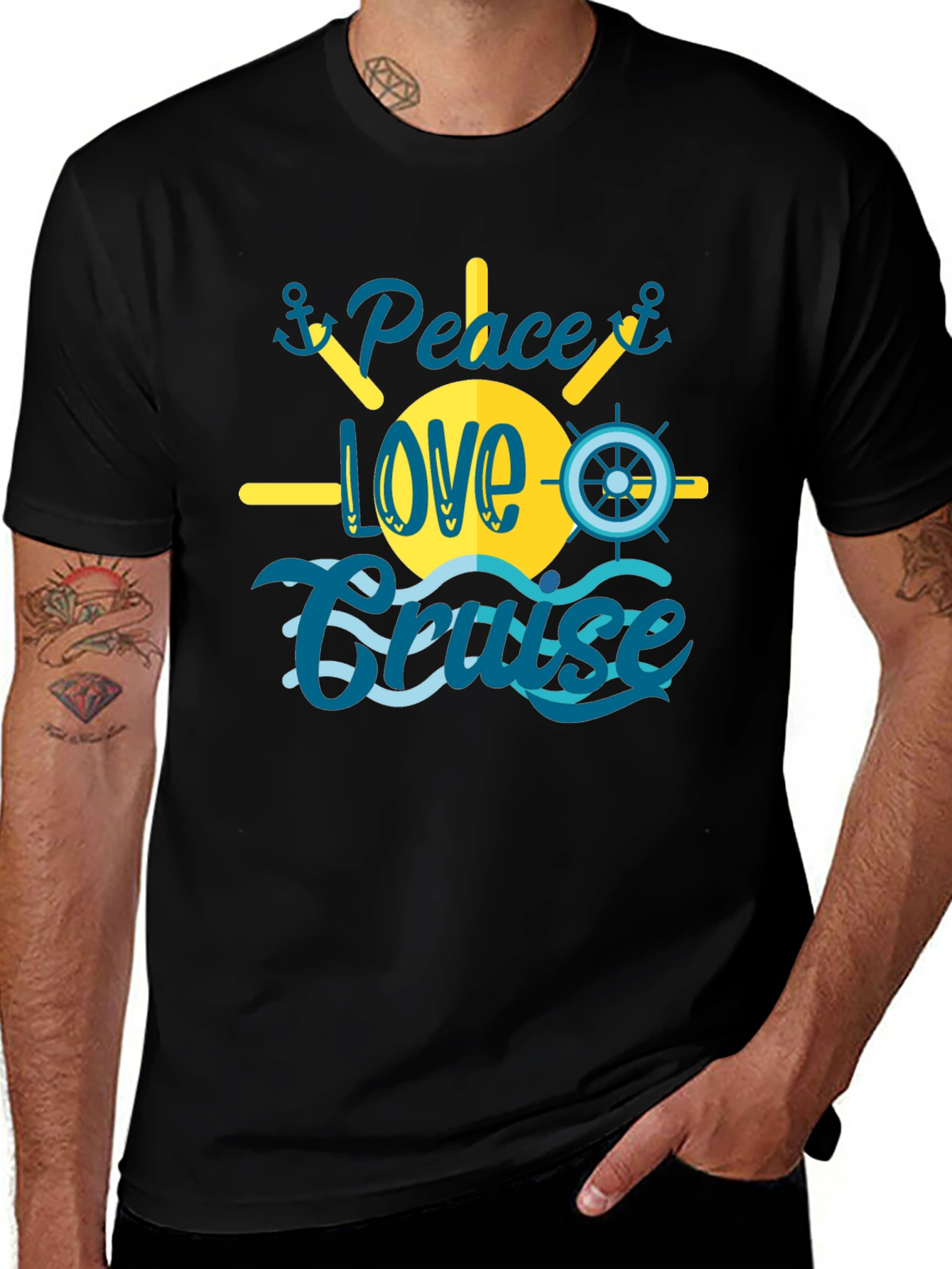 Peace Love Cruise T-Shirt - Summer Vacation Tee
