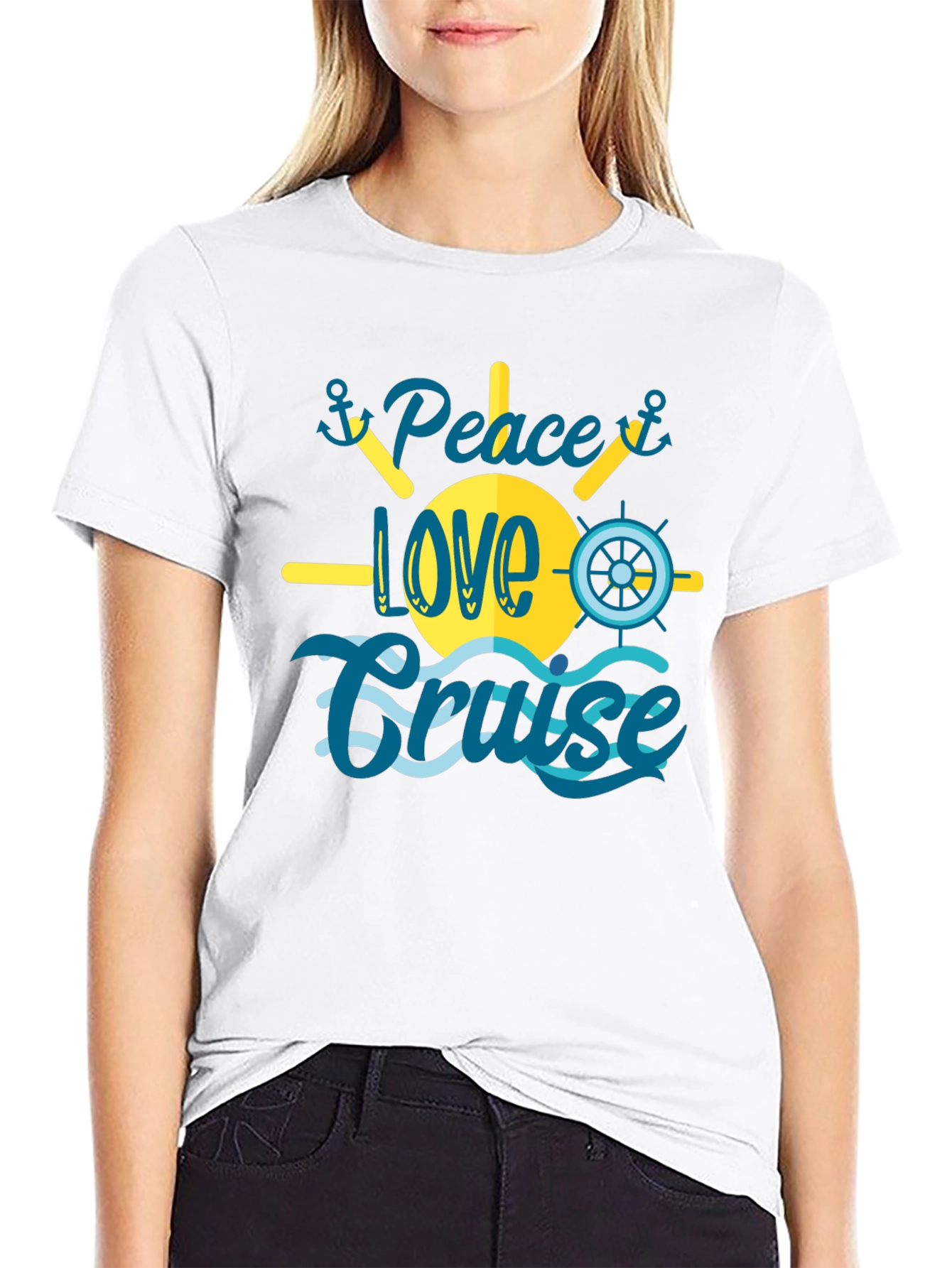 Peace Love Cruise T-Shirt - Summer Vacation Tee