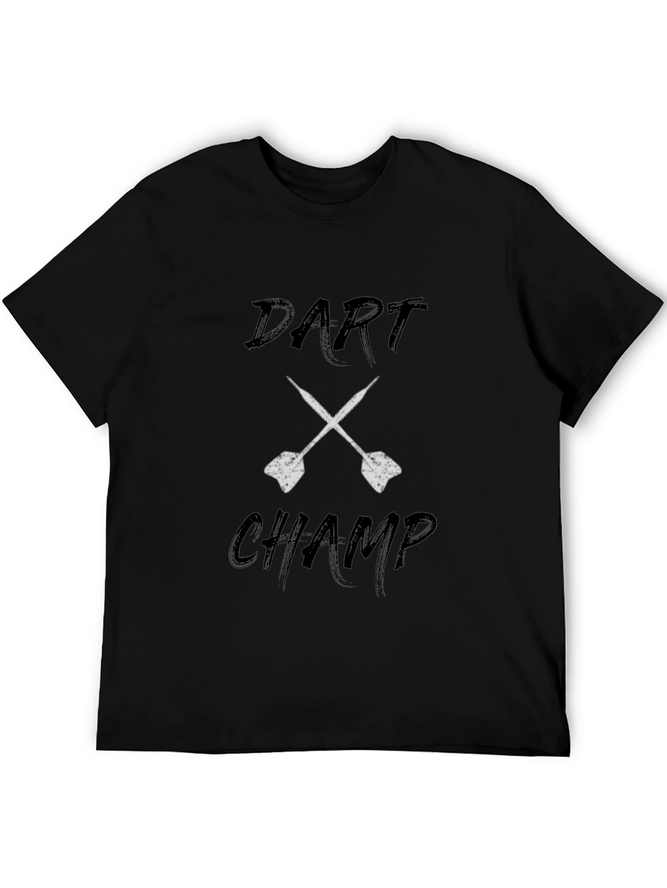 Dart Champ Graphic Tee - Black Casual Style