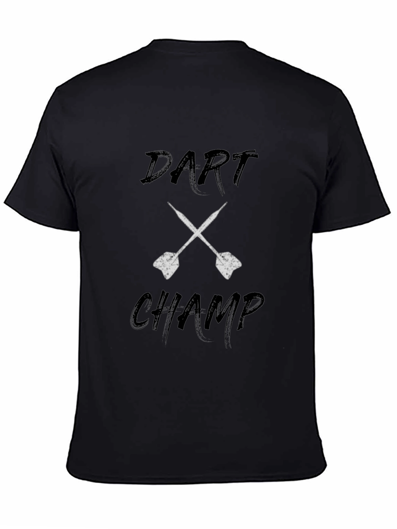 Dart Champ Graphic Tee - Black Casual Style