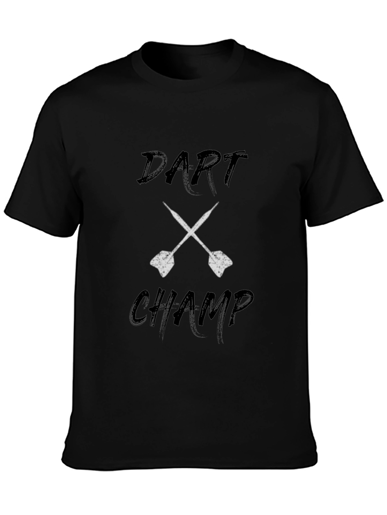 Dart Champ Graphic Tee - Black Casual Style