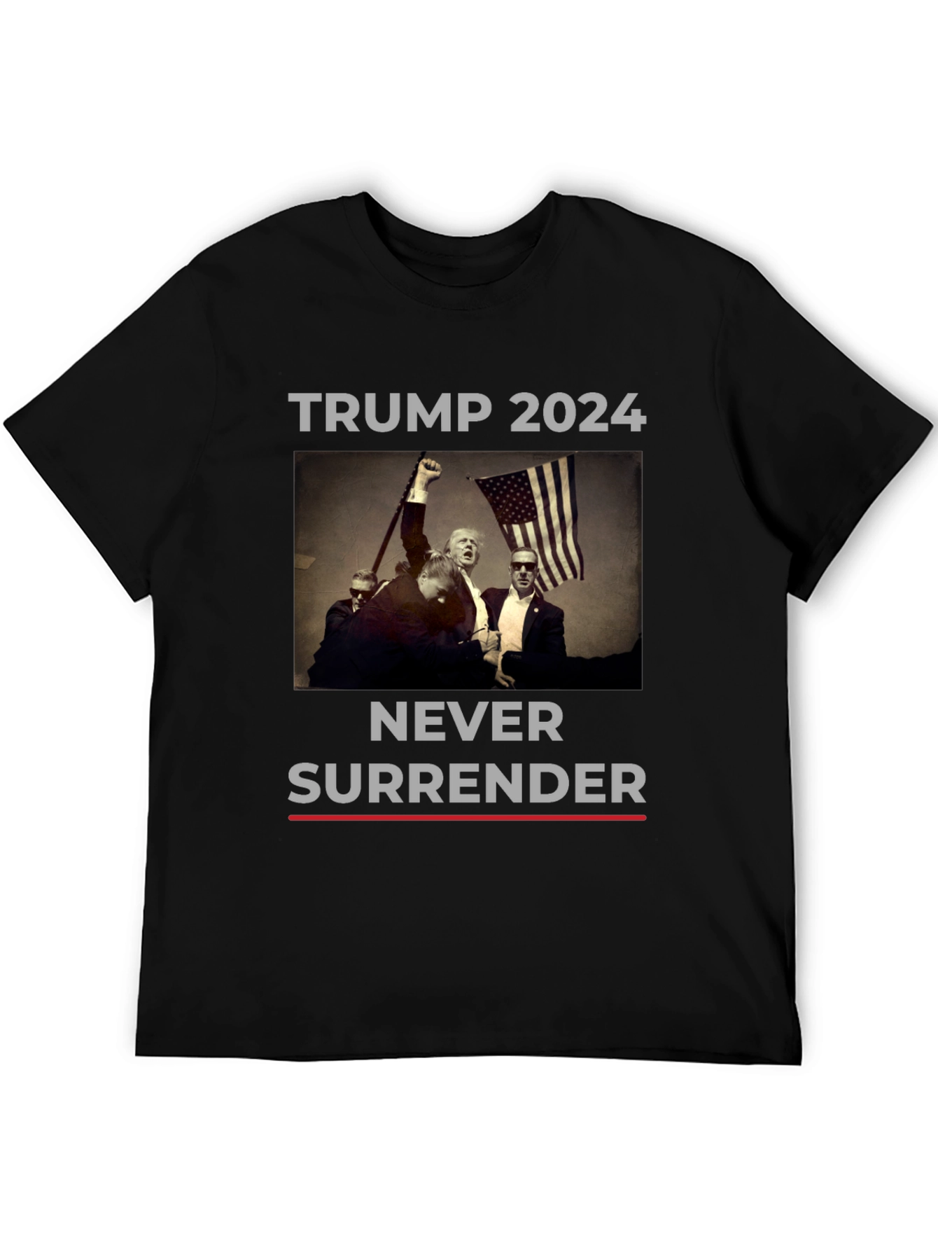 Trump 2024 Never Surrender T-Shirt