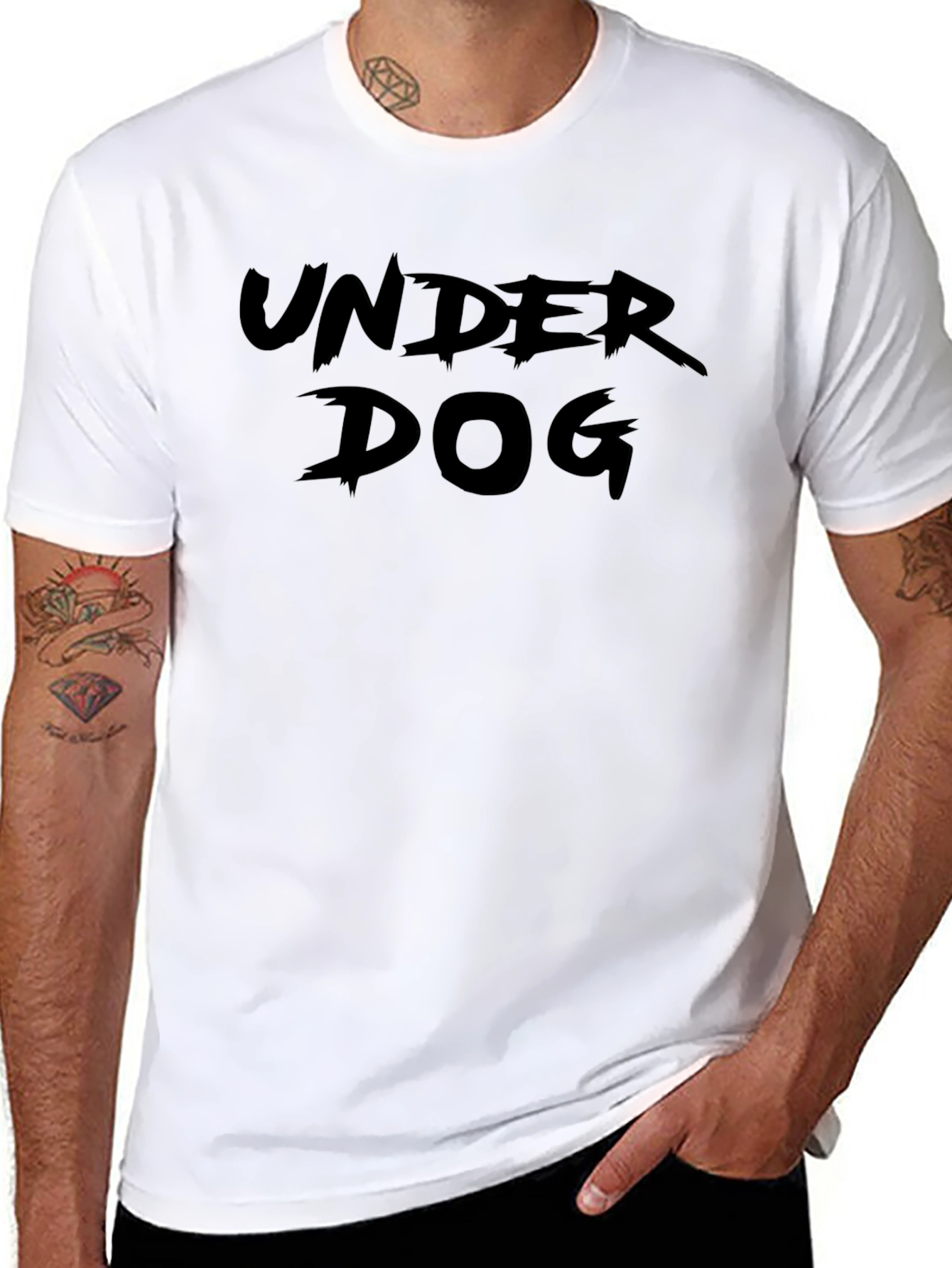 Underdog Graphic Tee - Soft Cotton Crew Neck T-Shirt