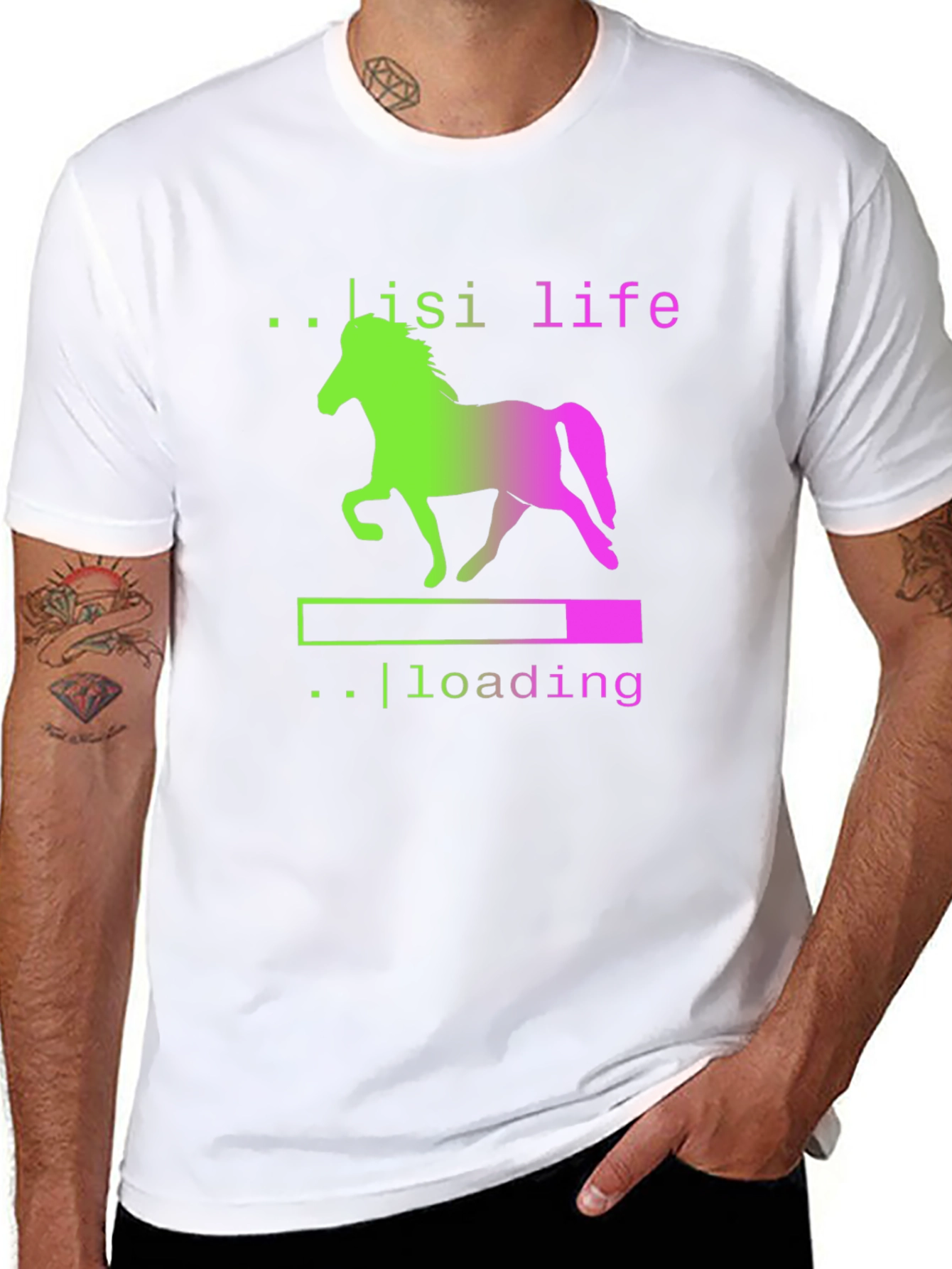 Lisi Life Horse Loading T-Shirt - Black