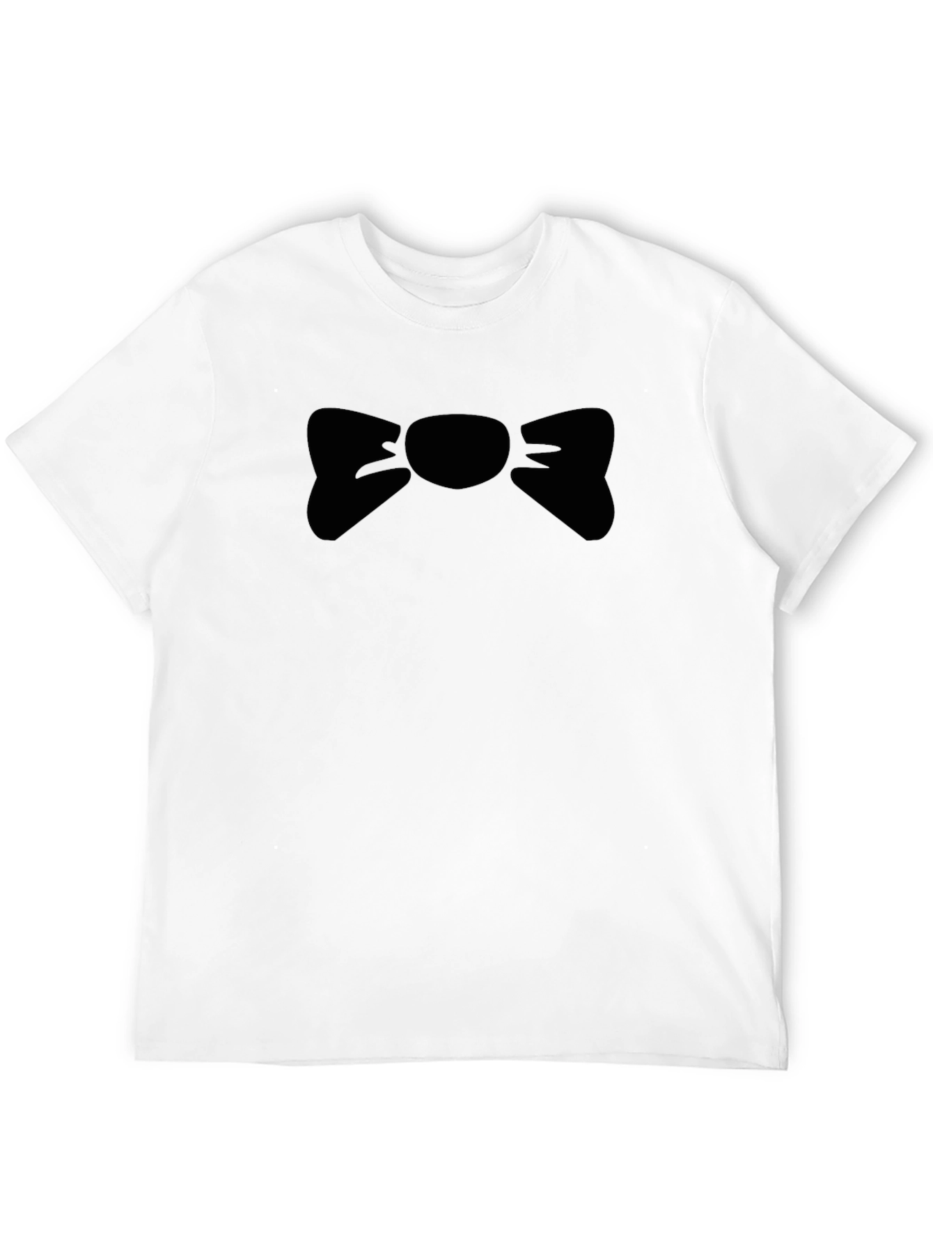 Bow Tie Graphic Black T-Shirt