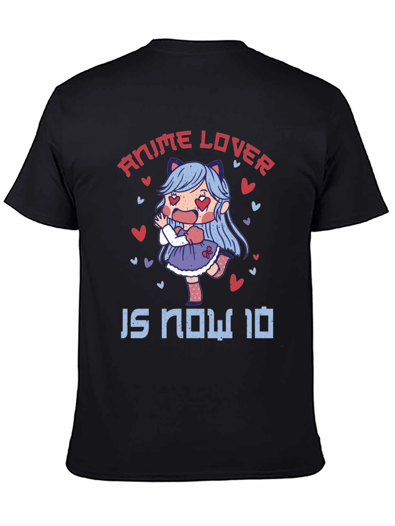 Anime Lover 10th Birthday T-Shirt